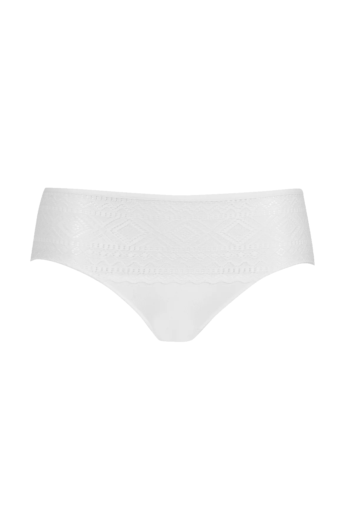 Lot de 3 Slips - Trio Dentelle Micro - Blanc - Image 7