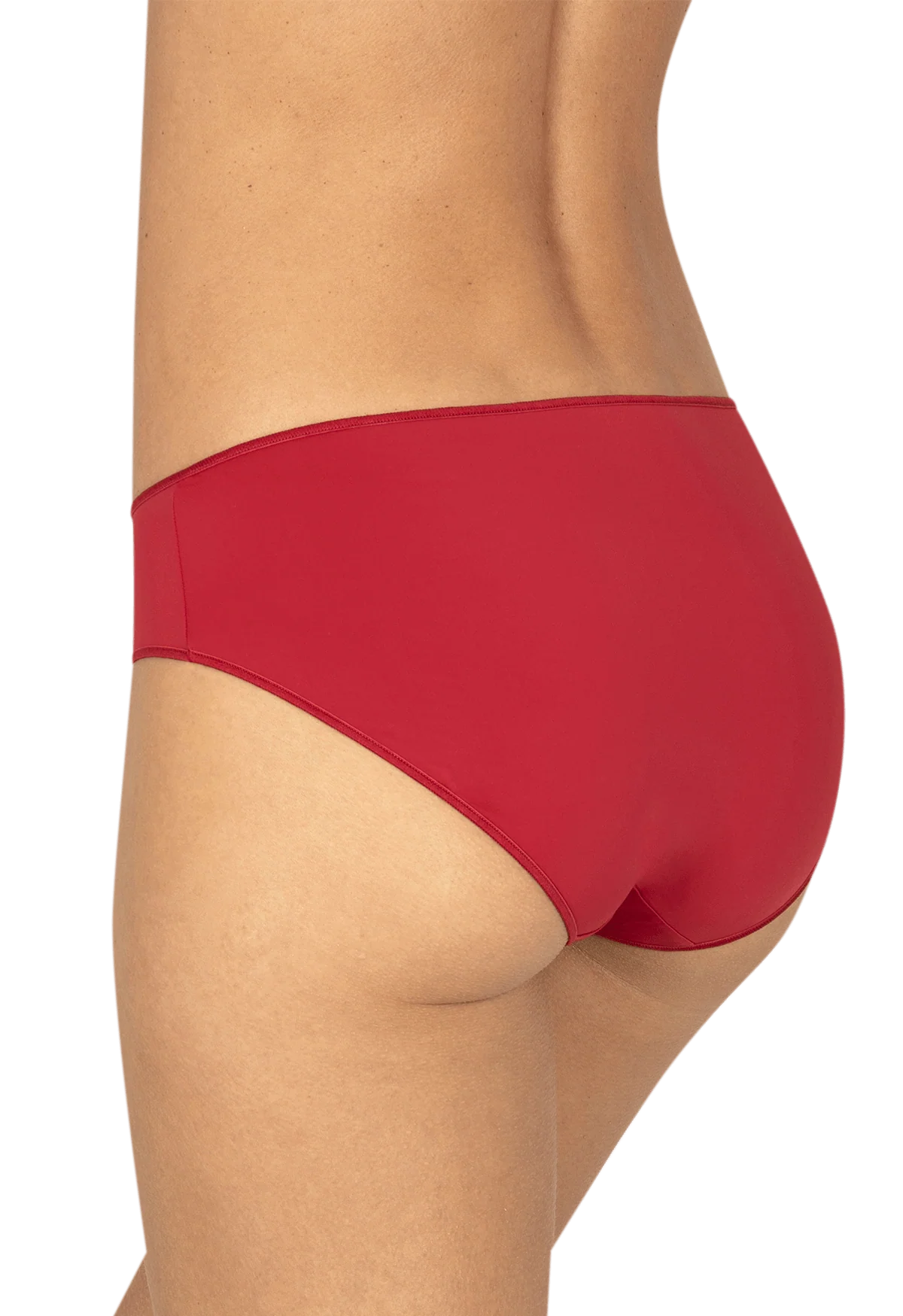 Lot de 3 Slips - Trio Essentiel Micro - Noir / rouge / poudre - Image 4
