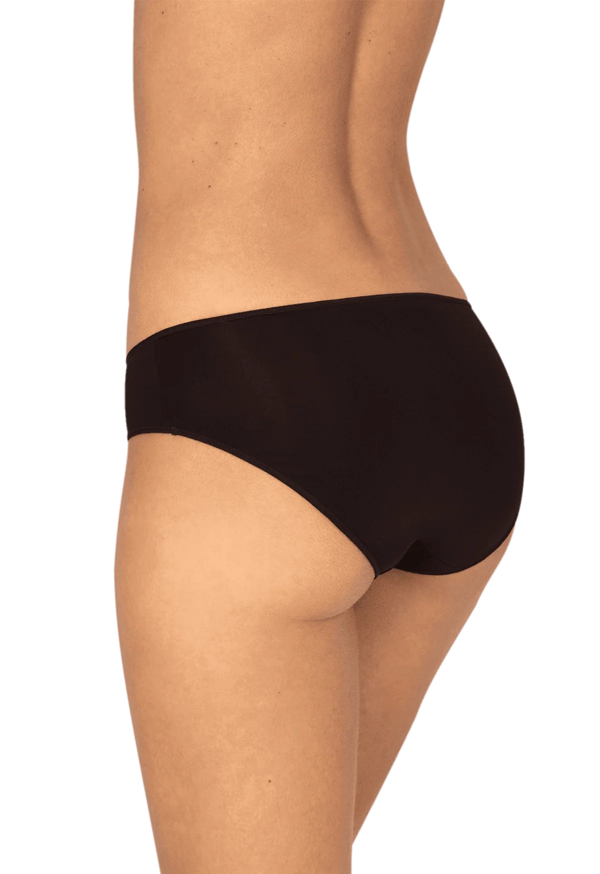 Lot de 3 Slips - Trio Essentiel Micro - Noir / soie / ocre - Image 6
