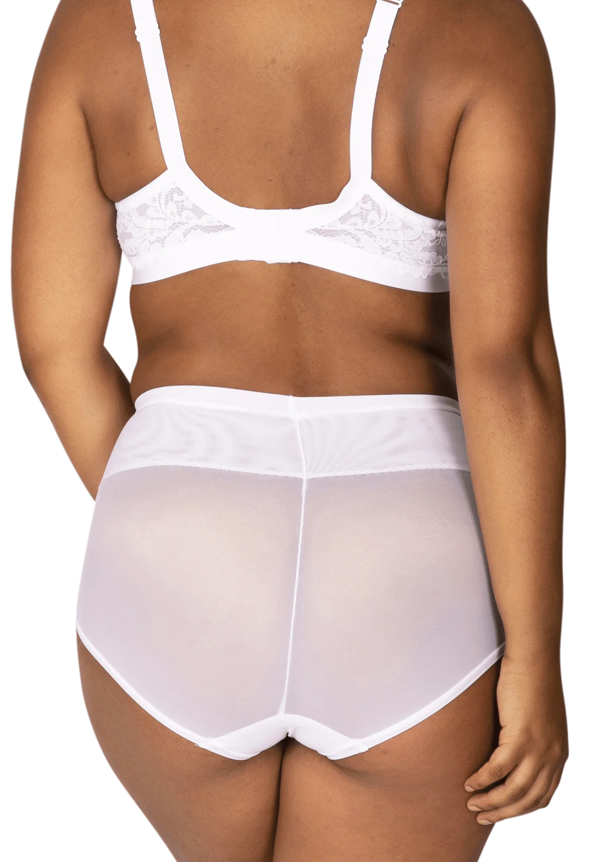 Culotte Haute Tulle Invisi Galbe - Blanc - Image 3