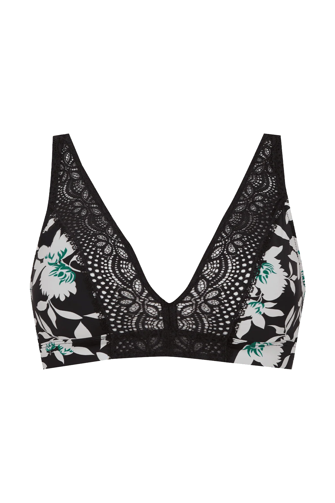 Soutien-gorge foulard sans armatures en dentelle et en microfibre L'irrésistible - Jasmin - Image 5