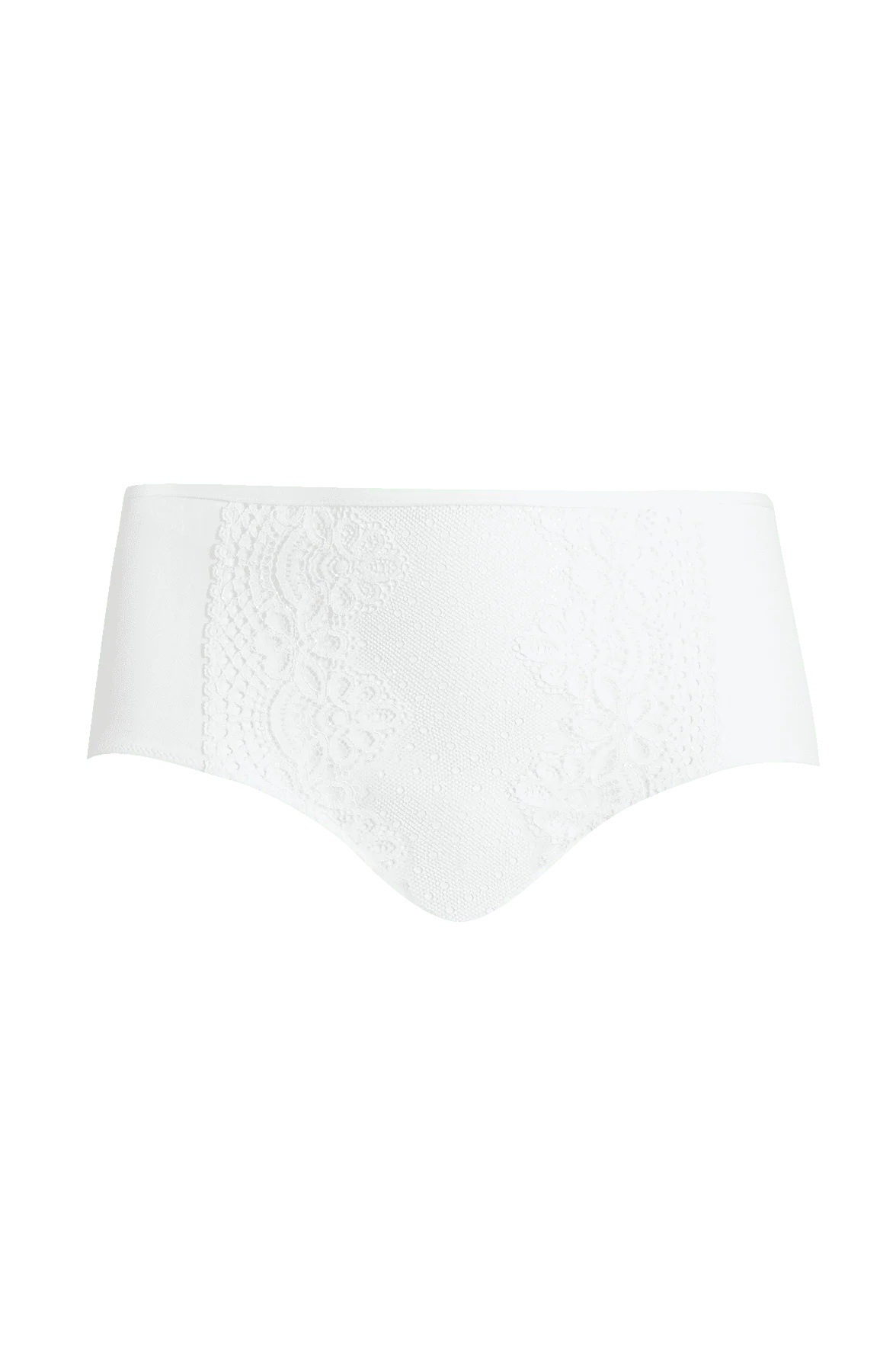 Shorty en dentelle et microfibre L'irrésistible - Blanc - Image 5