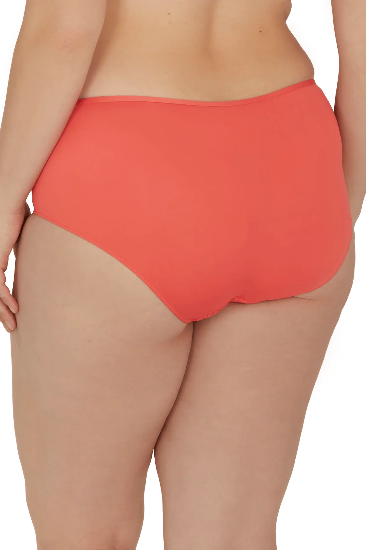 Shorty en dentelle et microfibre L'irrésistible - Corail - Image 3