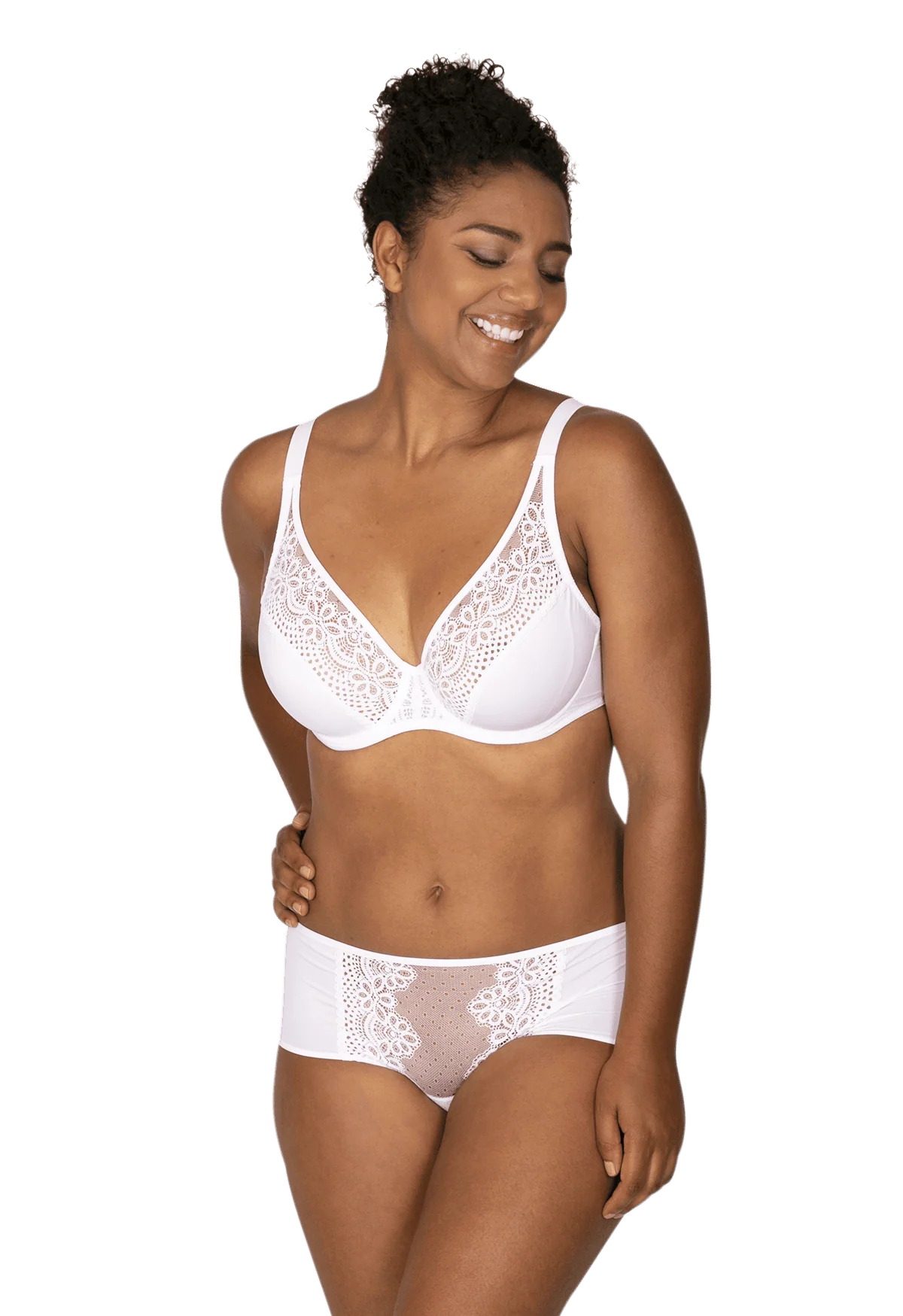 Soutien-gorge foulard à armatures L'irrésistible - Blanc - Image 3