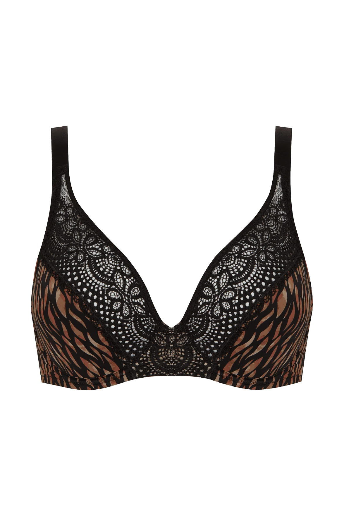Soutien-gorge foulard à armatures L'irrésistible - Fauve - Image 6