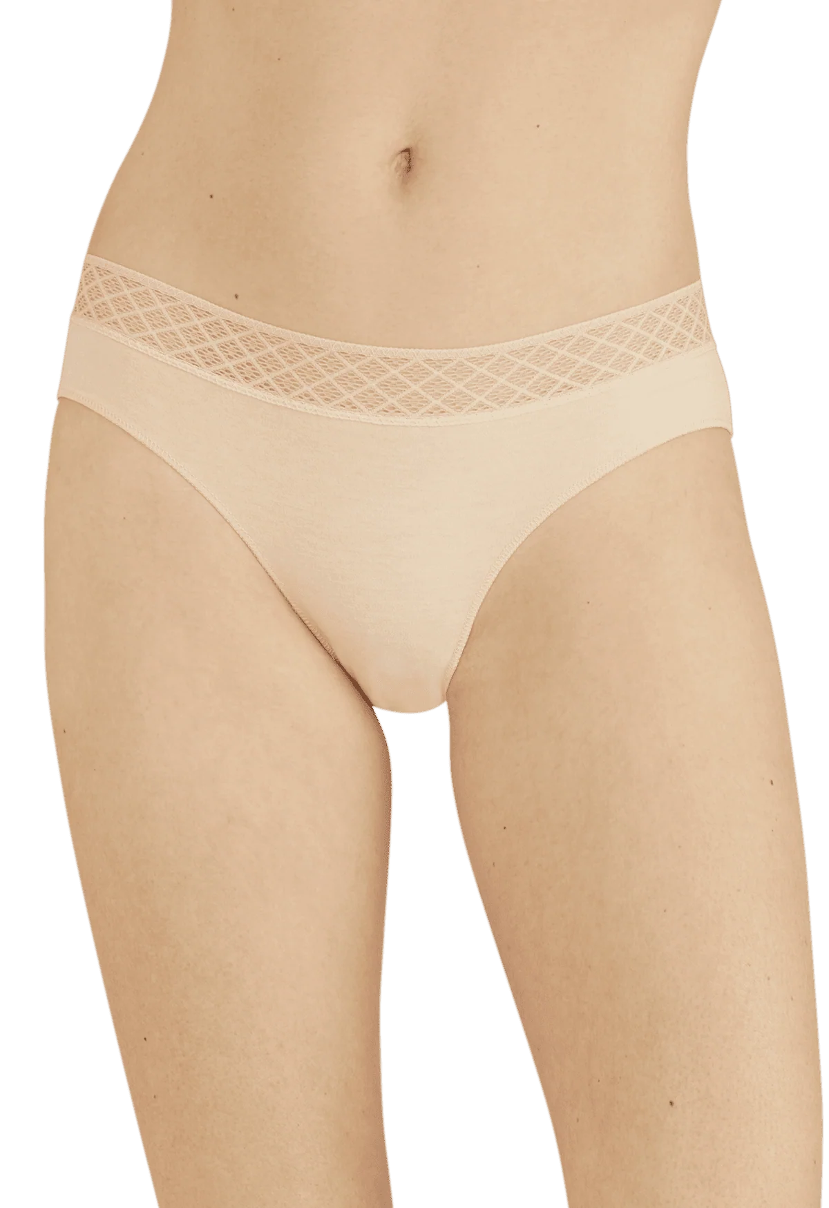 Lot de 3 Slips - Trio Douceur Graphique - Nude / noir / blanc