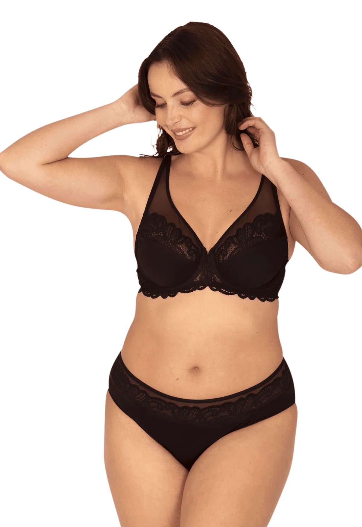 Soutien-gorge à armatures Dentelle Envoûtante - Noir - Image 3