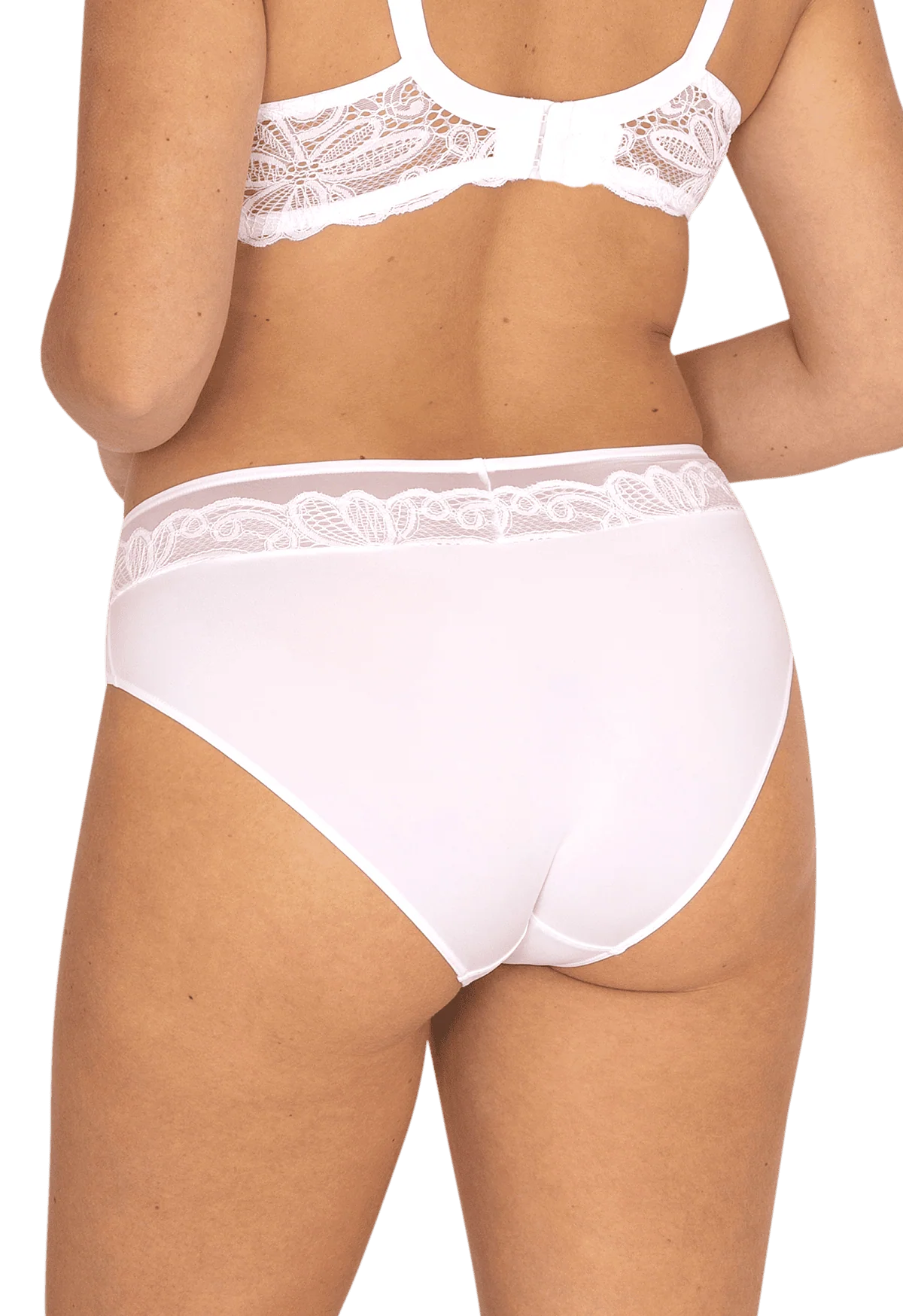 Slip Dentelle Envoûtante - Blanc - Image 2