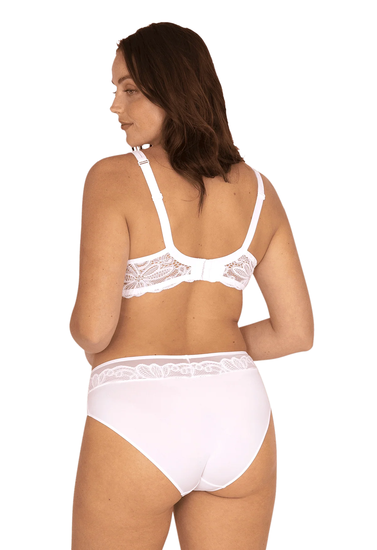 Slip Dentelle Envoûtante - Blanc - Image 4