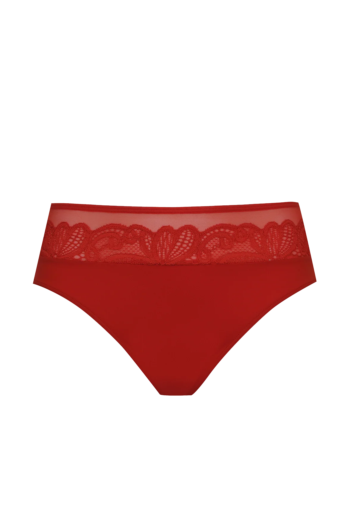 Slip Dentelle Envoûtante - Rouge lumineux - Image 4