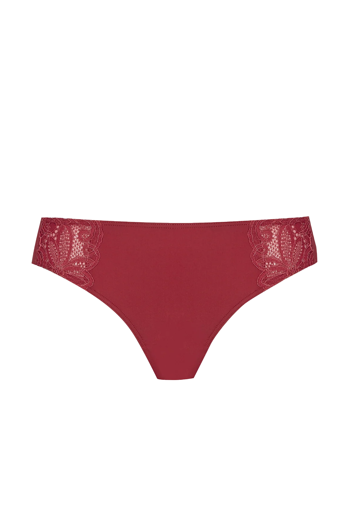 Tanga Dentelle Envoûtante - Rouge rubis - Image 5
