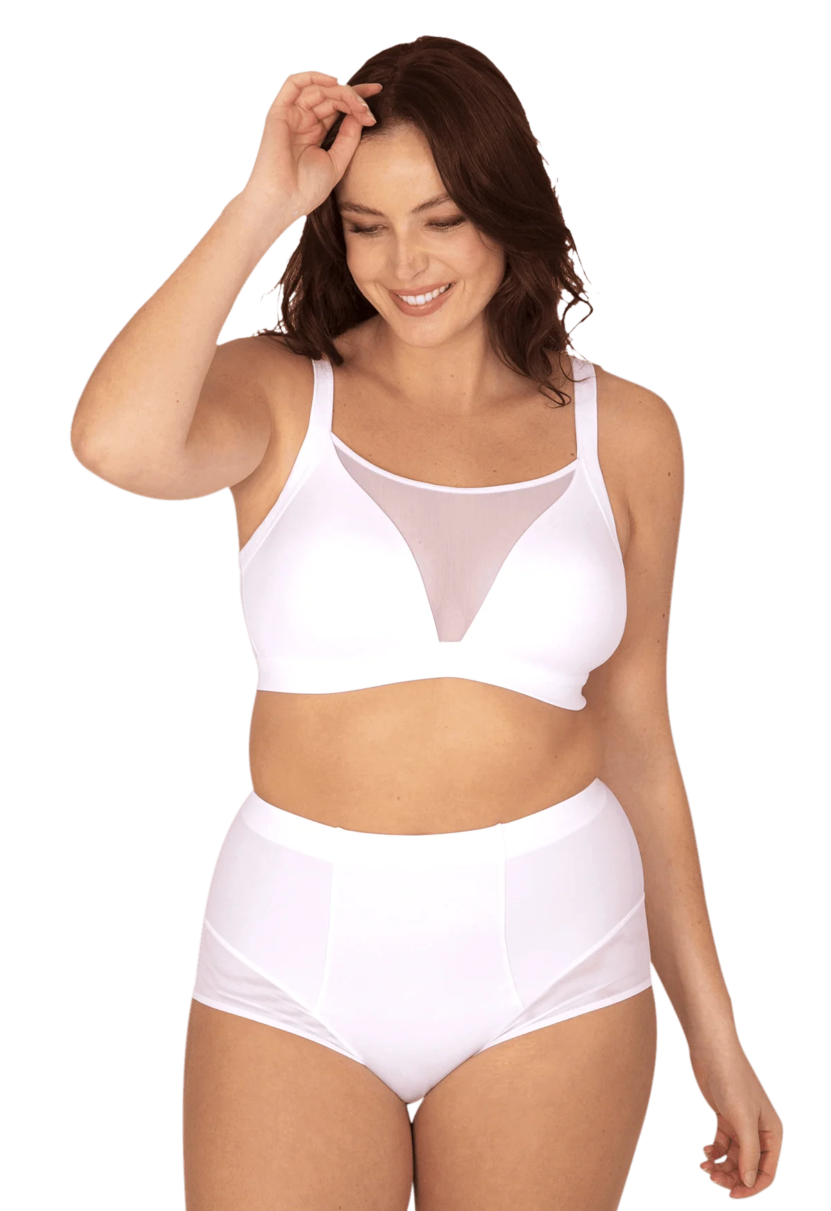 Culotte taille haute Well Allure - Blanc - Image 3