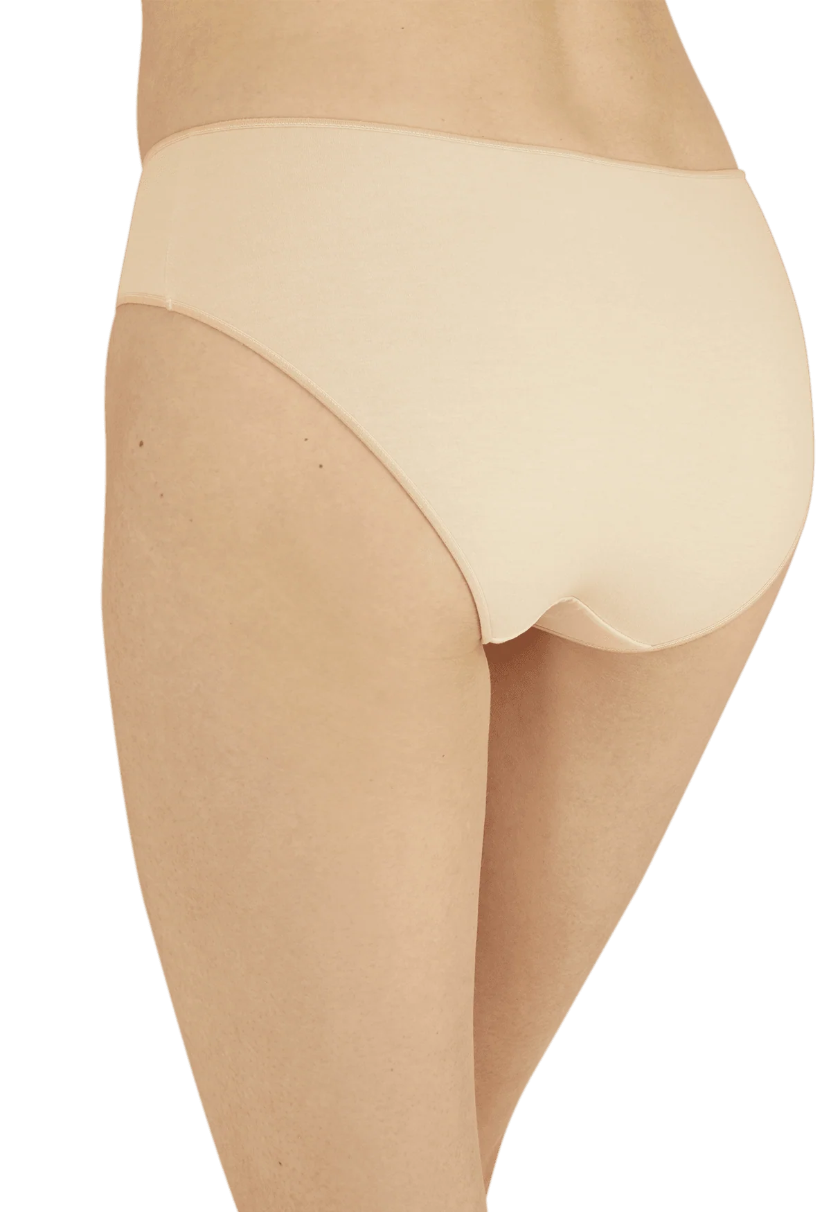 Lot de 3 slips en coton bio Intimement Bio - Graphique / noir / nude - Image 6