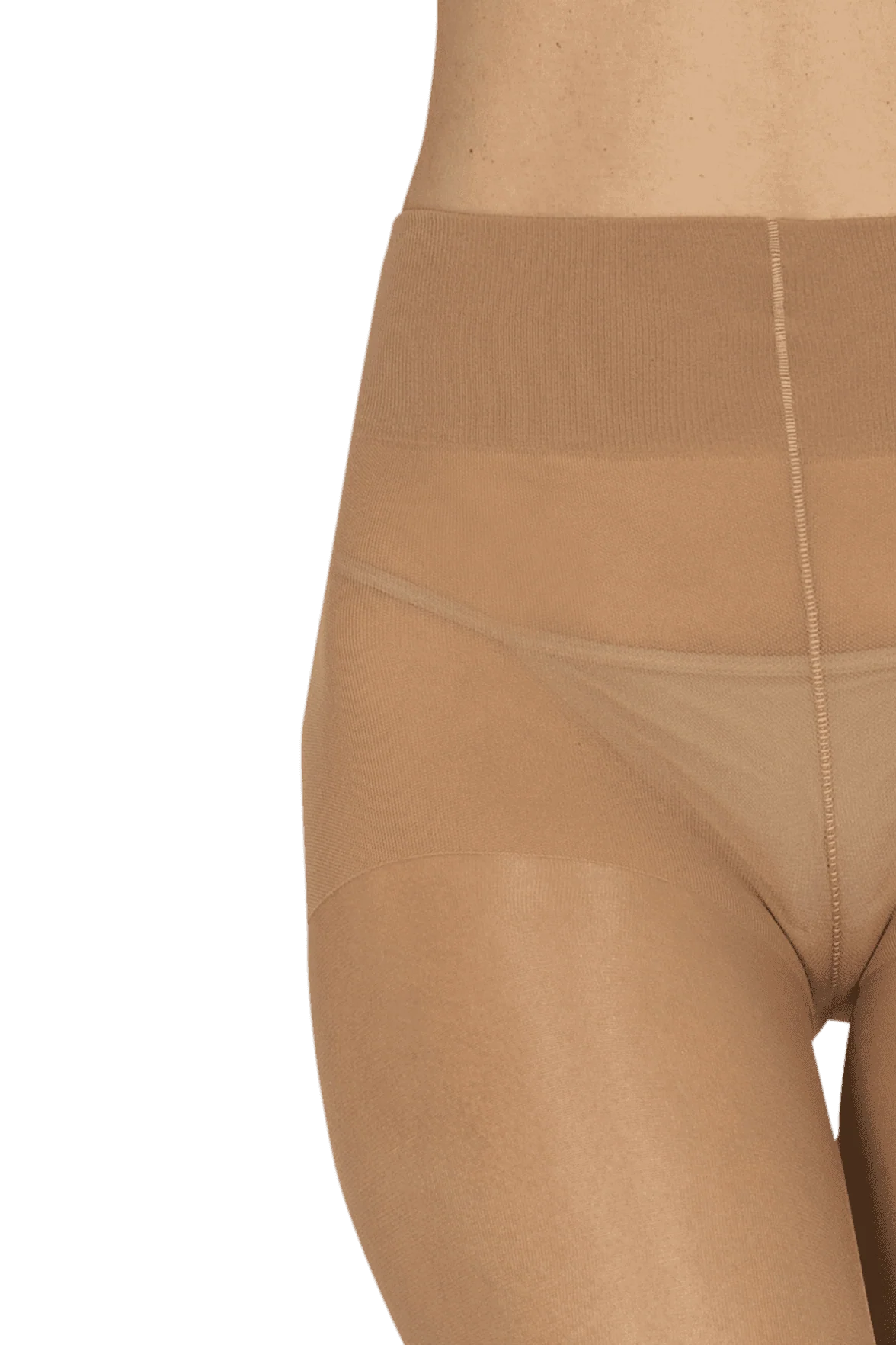 Collant Transparent 20D Well Infini Confort - Beige élégant - Image 3