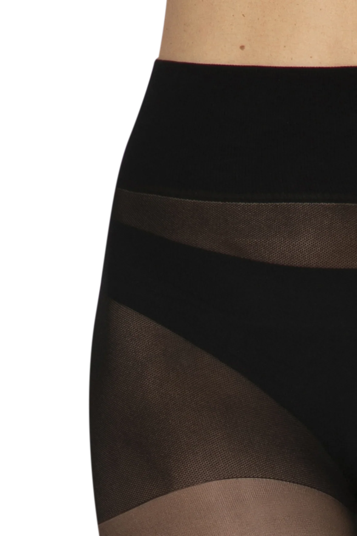 Collant Transparent 20D Well Infini Confort - Noir - Image 3