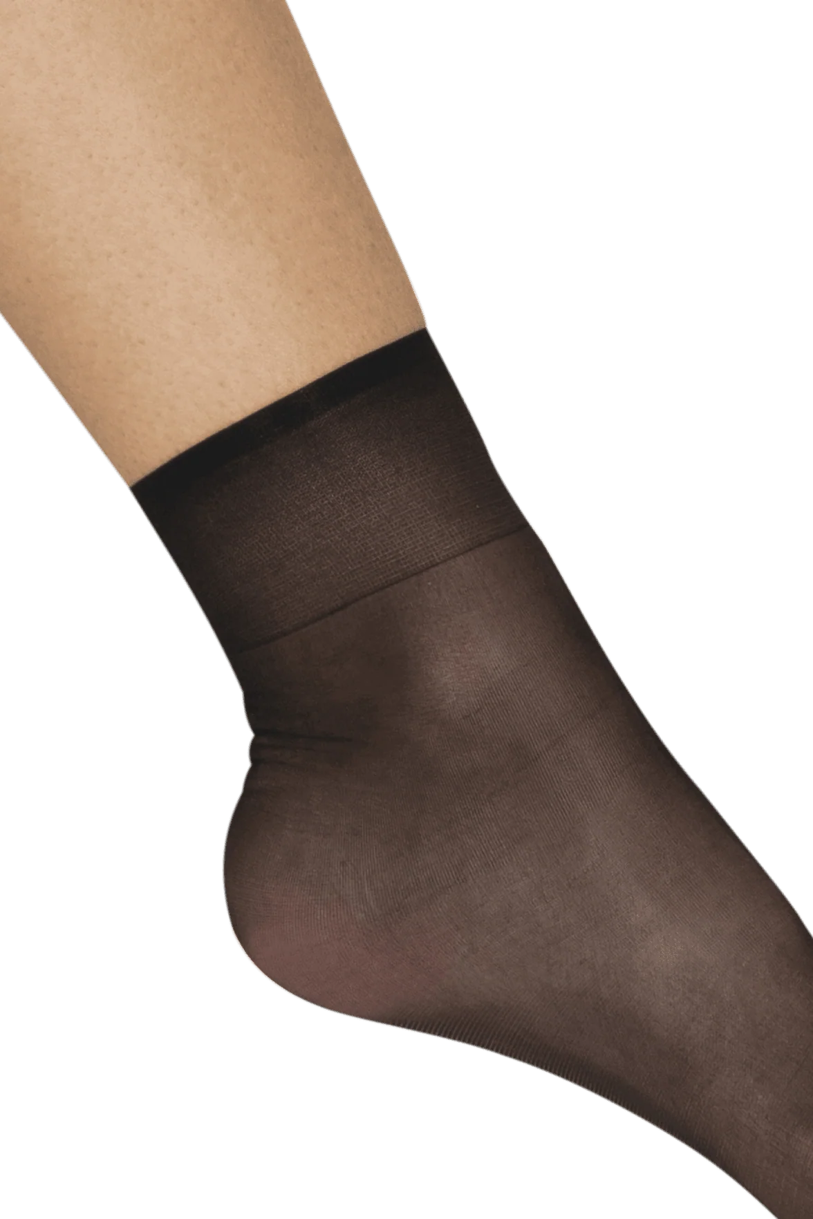 Lot de 2 paires de Socquettes Transparentes Tenue Parfaite 15D Well Infini Confort - Noir - Image 3