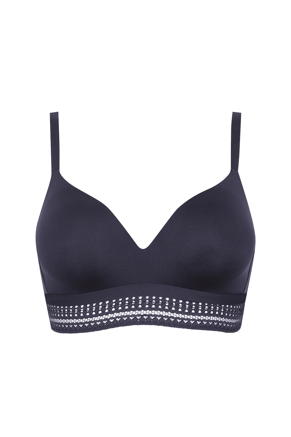 Soutien-gorge sans armatures coques souples Arty Graphik - Bleu nuit - Image 5