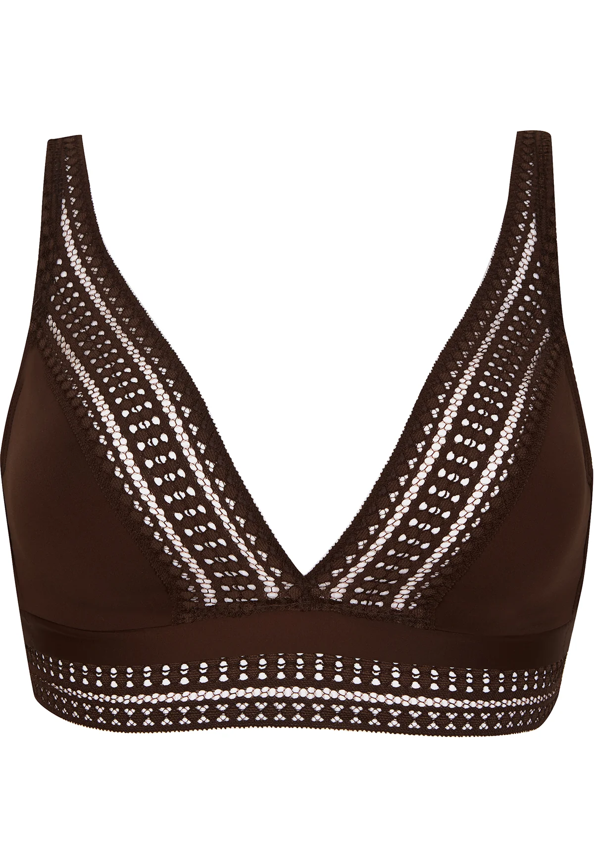 Soutien-gorge sans armatures Arty Graphik - Chocolat - Image 5