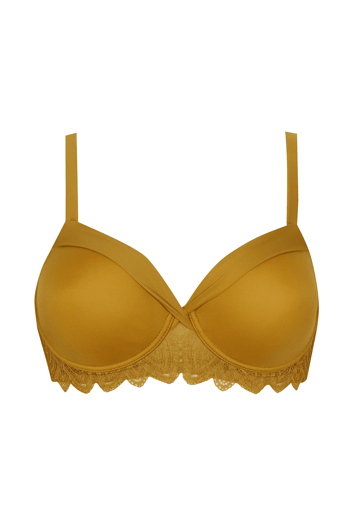Soutien-gorge à armatures Vertige Drapé - Ocre - Image 5