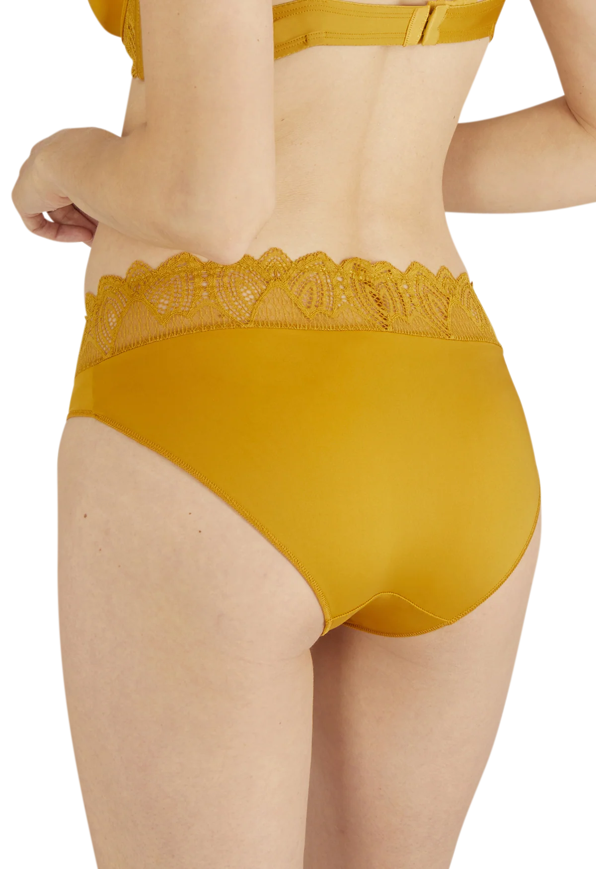 Slip Vertige Drapé - Ocre - Image 2