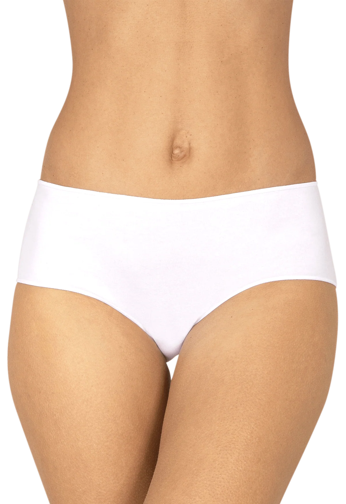 Lot de 3 Shortys en coton bio Intimement Bio - Blanc / bleu / poudre - Image 3