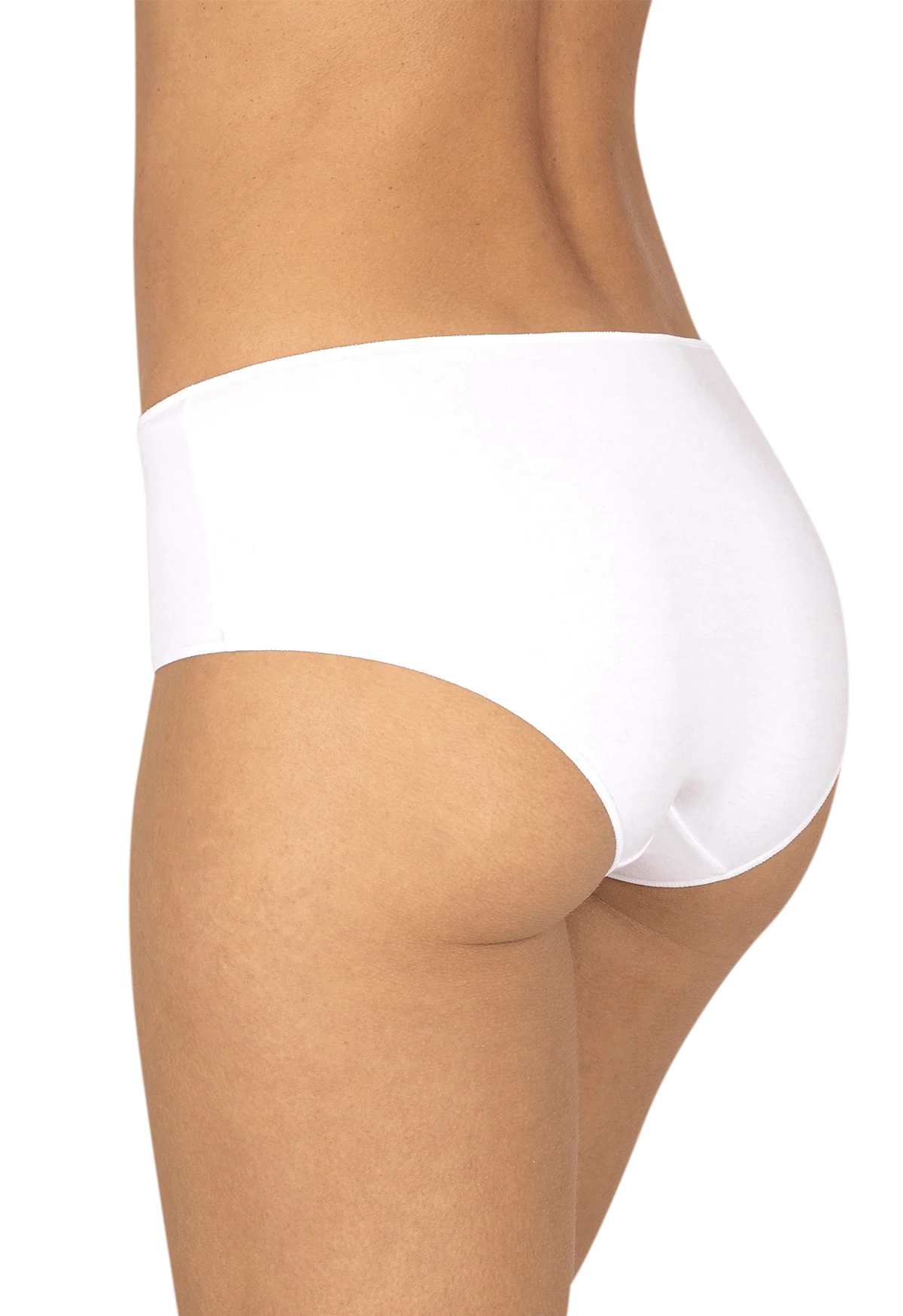 Lot de 3 Shortys en coton bio Intimement Bio - Blanc / bleu / poudre - Image 5