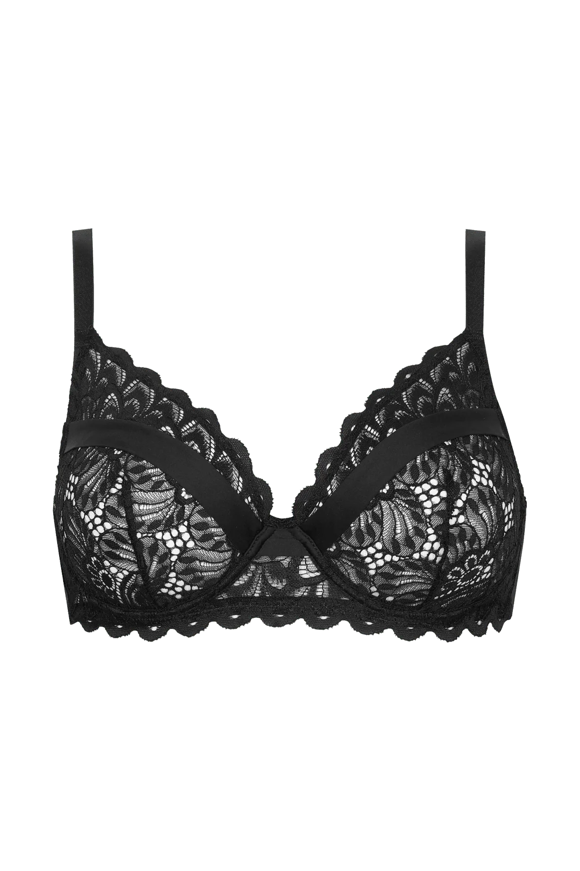 Soutien-gorge à armatures Dentelle Audacieuse - Noir - Image 5