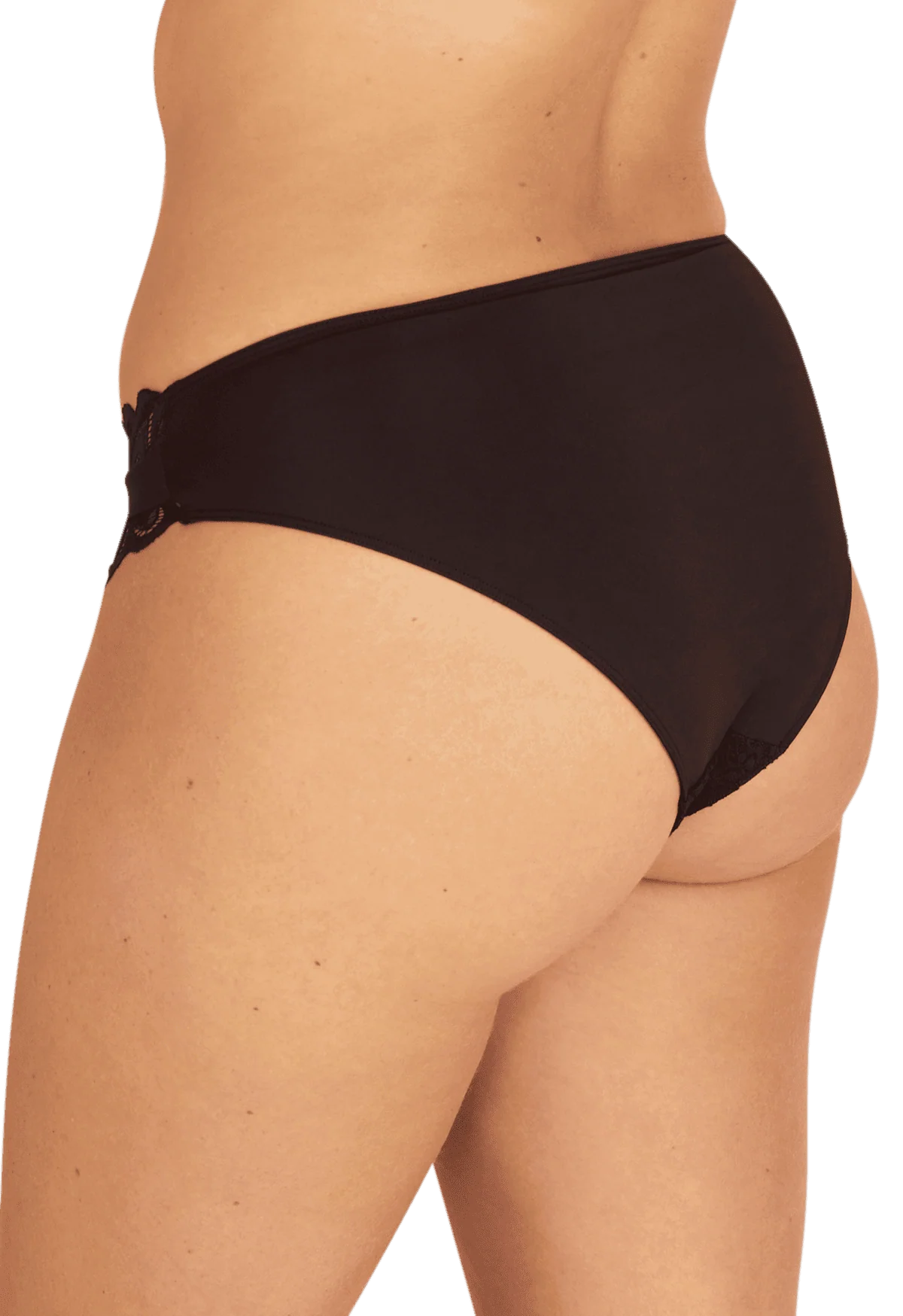 Slip Dentelle Audacieuse - Noir - Image 2