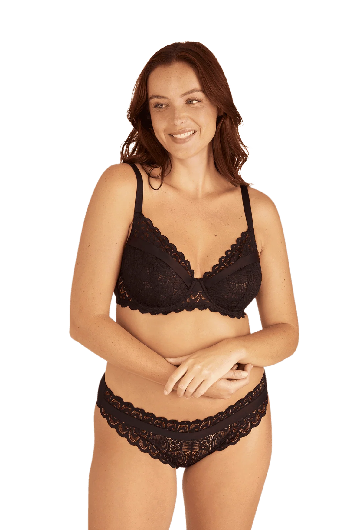 Soutien-gorge à armatures Dentelle Audacieuse - Noir - Image 3