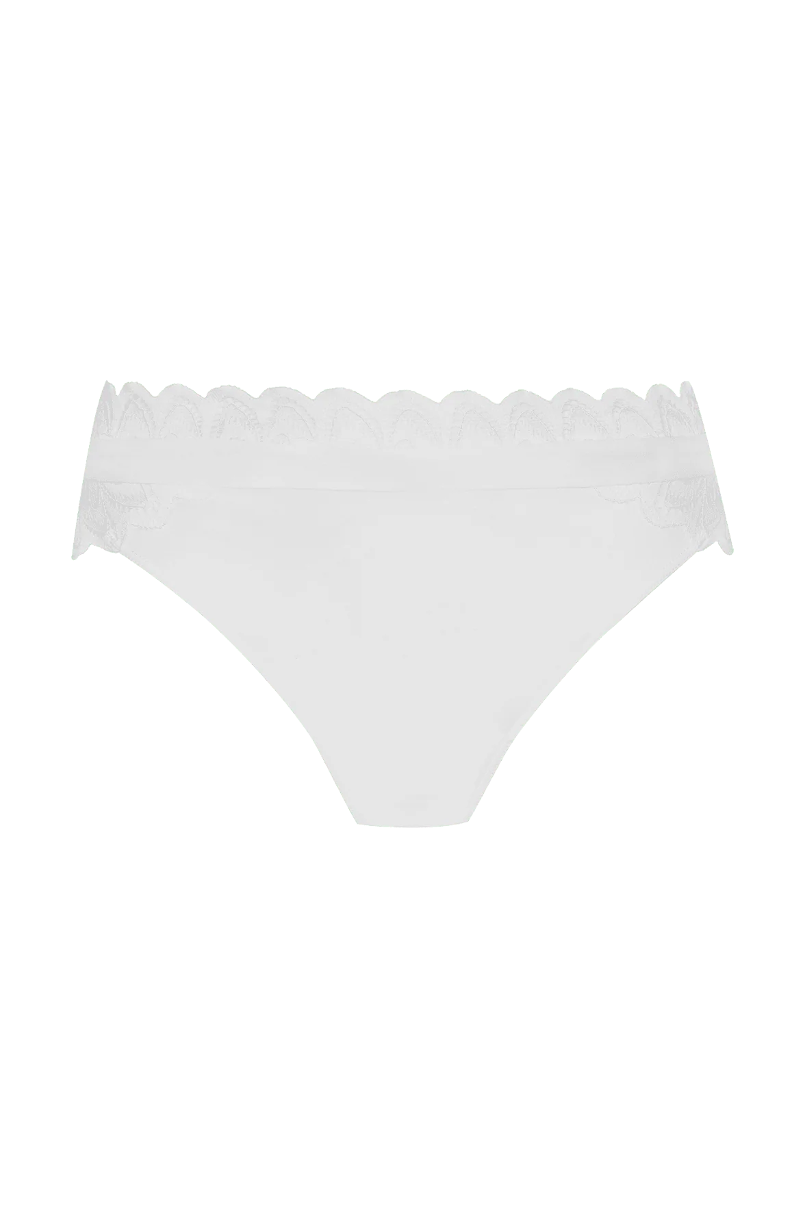Slip brésilien Dentelle Audacieuse - Blanc - Image 5