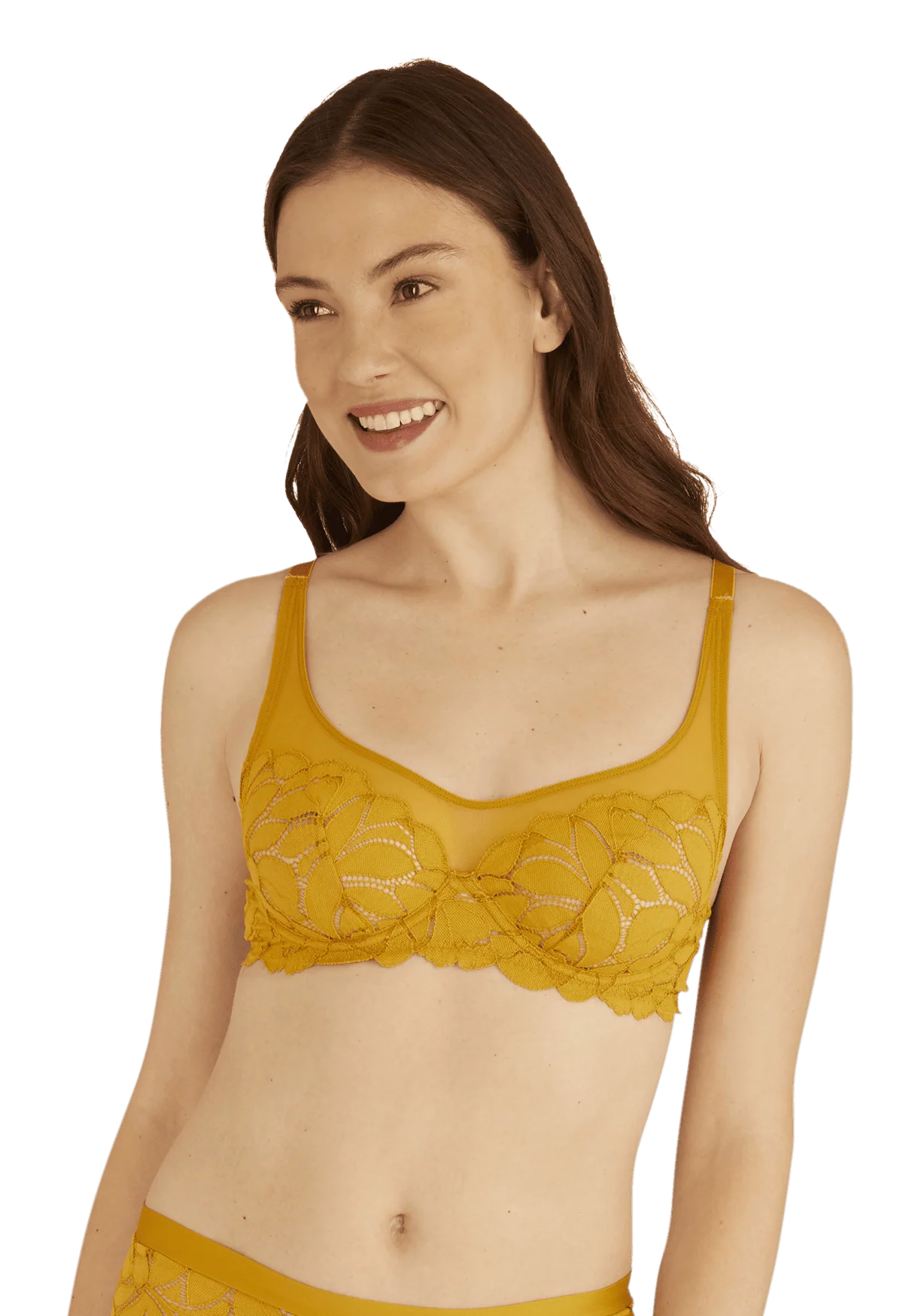 Soutien-gorge à armatures Dentelle Prodigieuse - Ocre