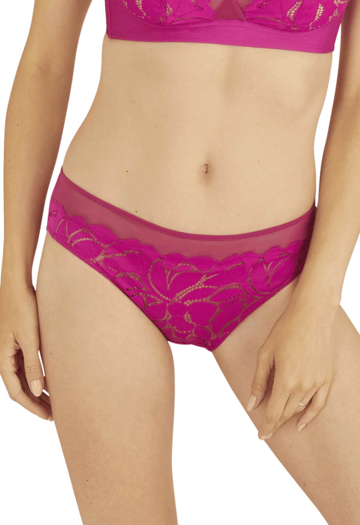 Slip Dentelle Prodigieuse - Fuchsia