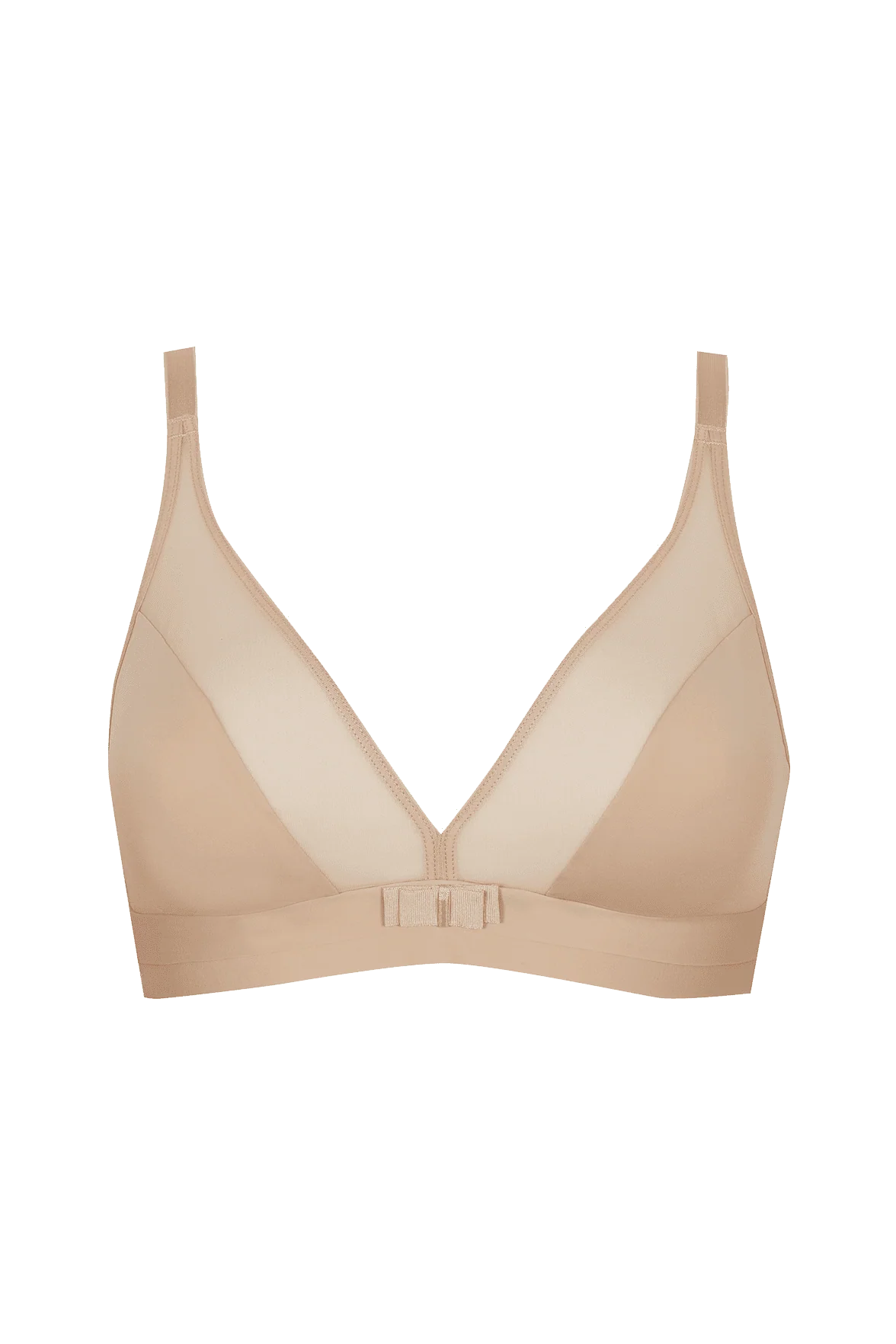 Soutien-gorge sans armatures Tulle Design - Nude - Image 5