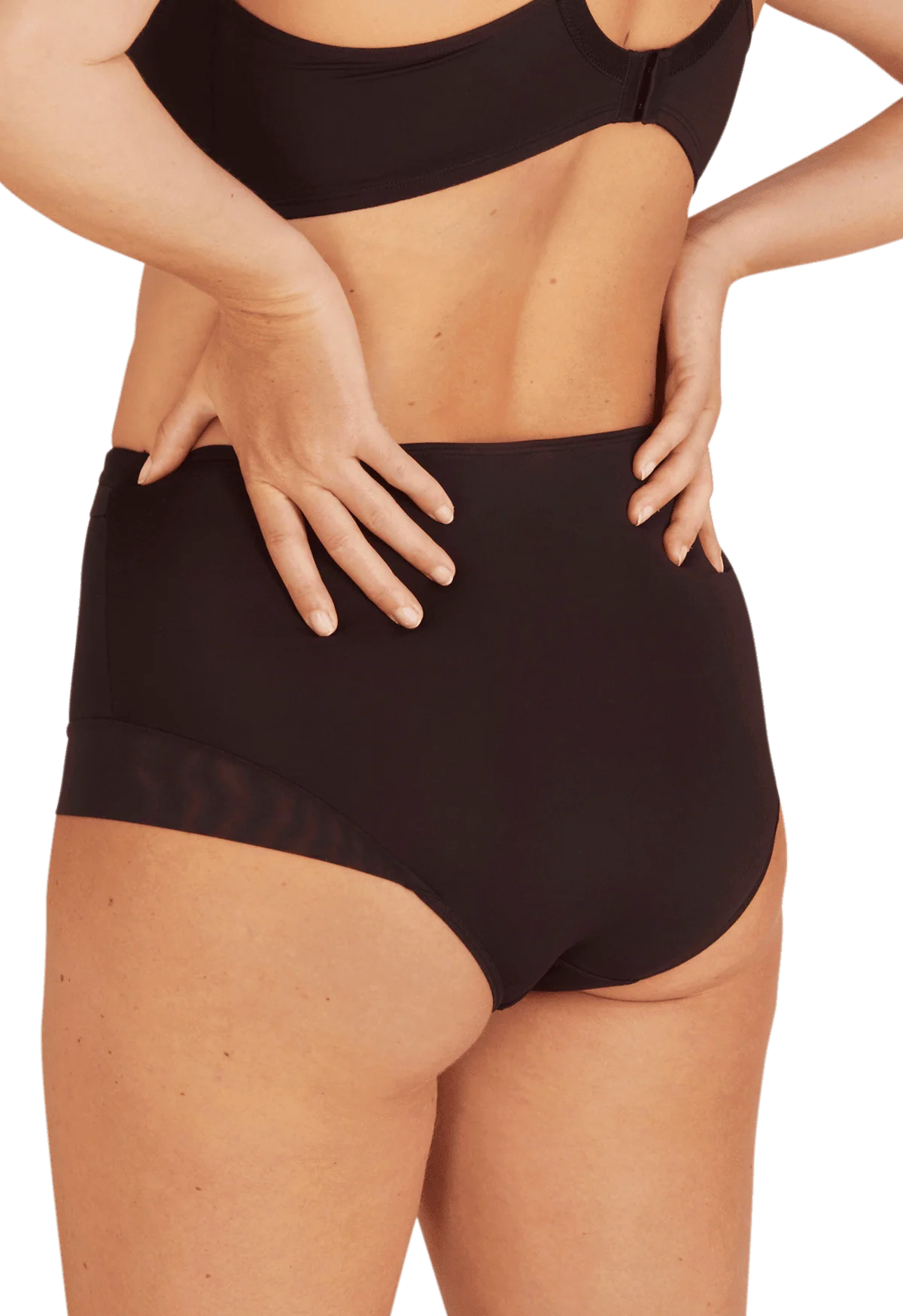 Shorty taille haute Tulle Design - Noir - Image 2
