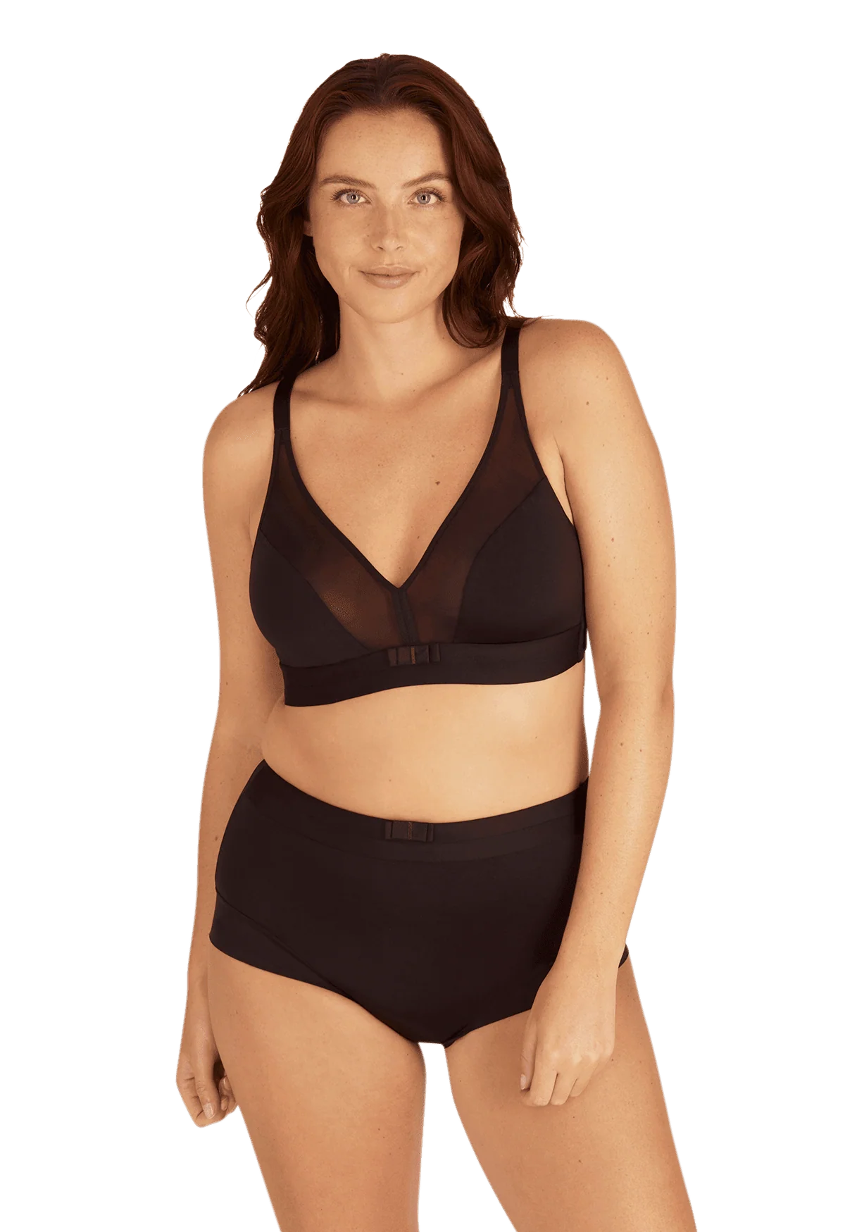 Shorty taille haute Tulle Design - Noir - Image 3