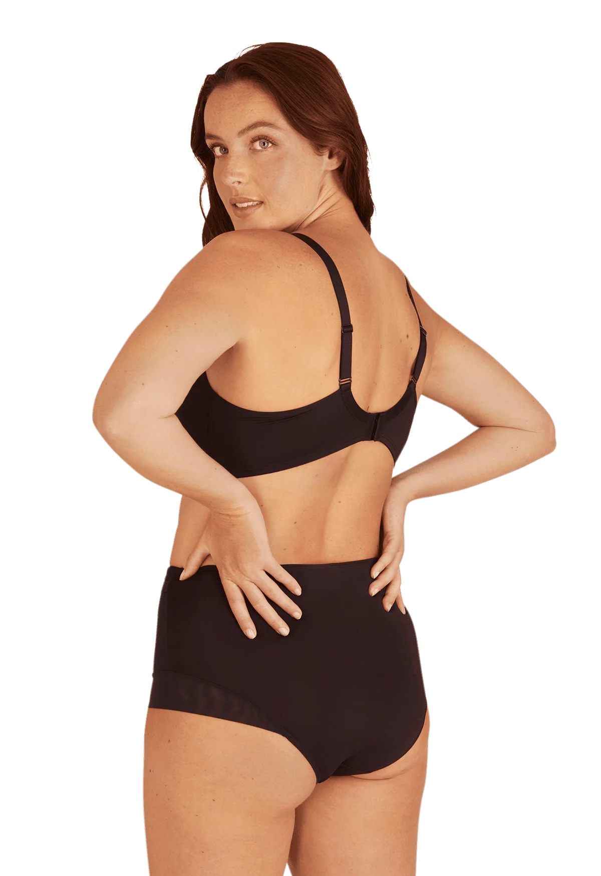 Shorty taille haute Tulle Design - Noir - Image 4