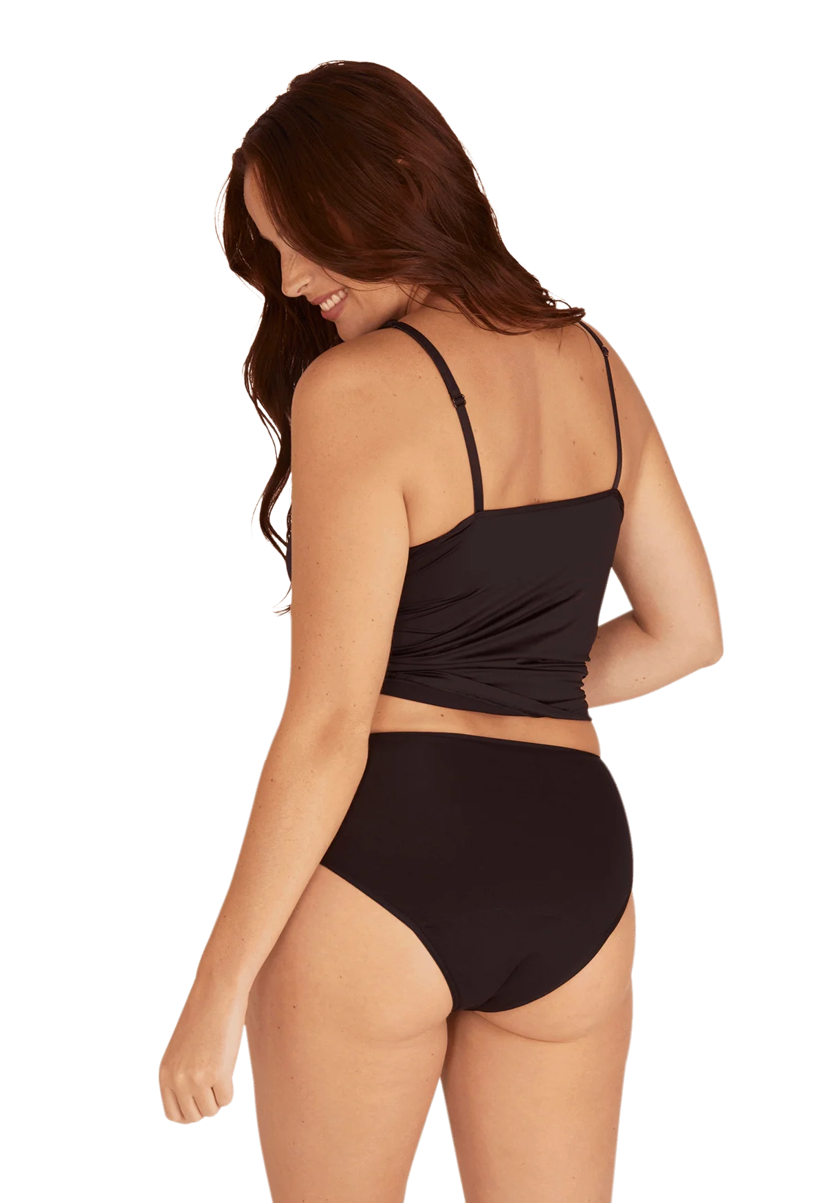 Flux Abondant - Culotte Menstruelle en coton Intimement WELL - Noir - Image 3