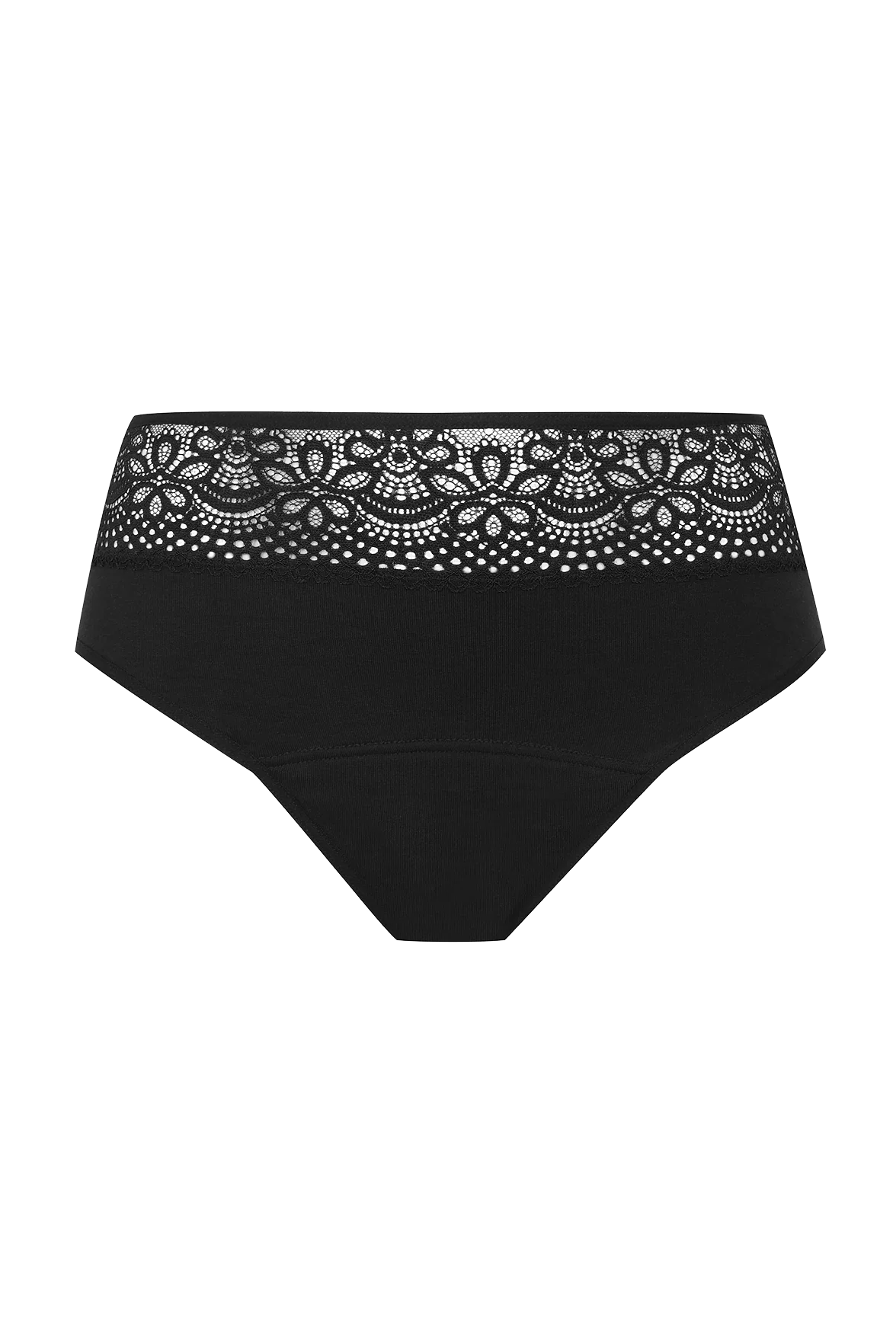 Flux Abondant - Culotte Menstruelle en coton Intimement WELL - Noir - Image 5
