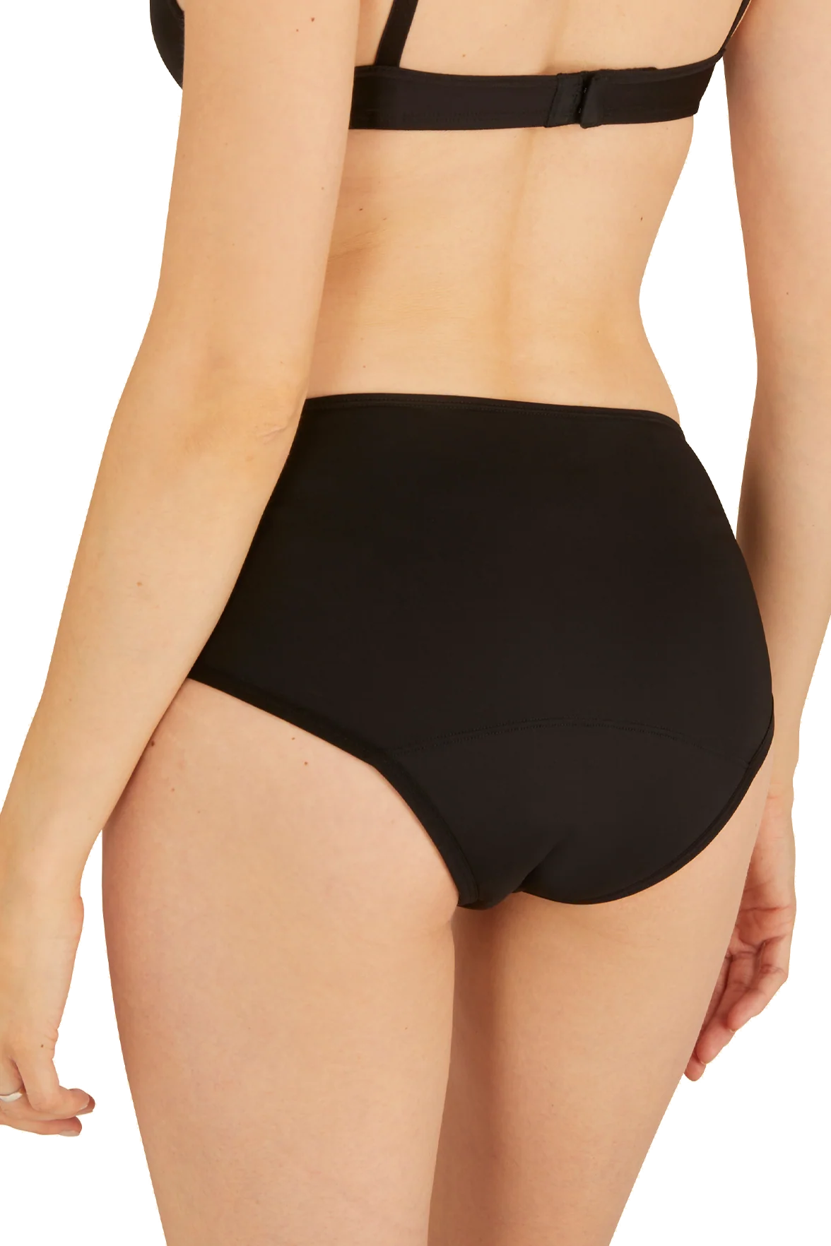 Flux Abondant - Culotte Menstruelle Tulle Design Intimement WELL - Noir - Image 2