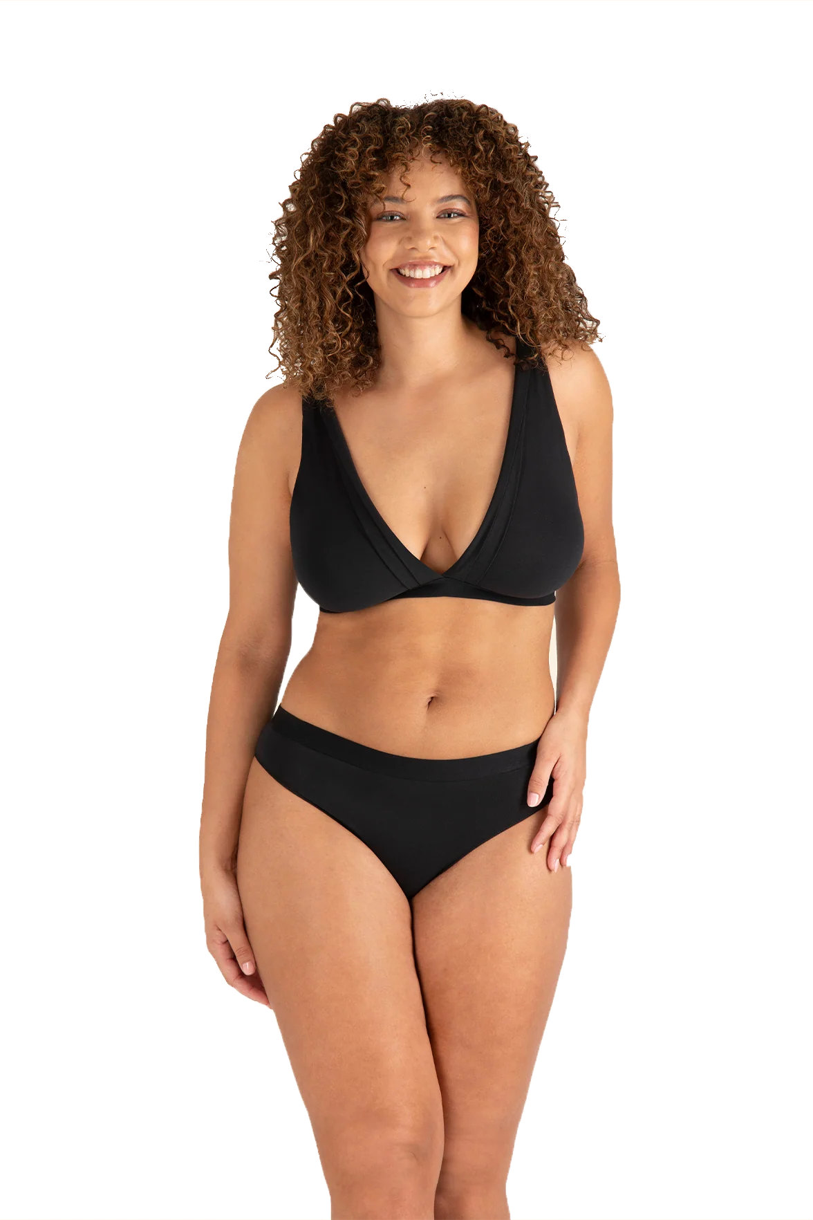 Slip Tulle Design Coton - Noir - Image 3