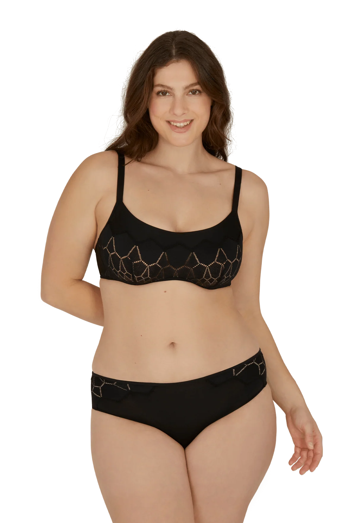Soutien-gorge à armatures Harmonie - Noir - Image 4