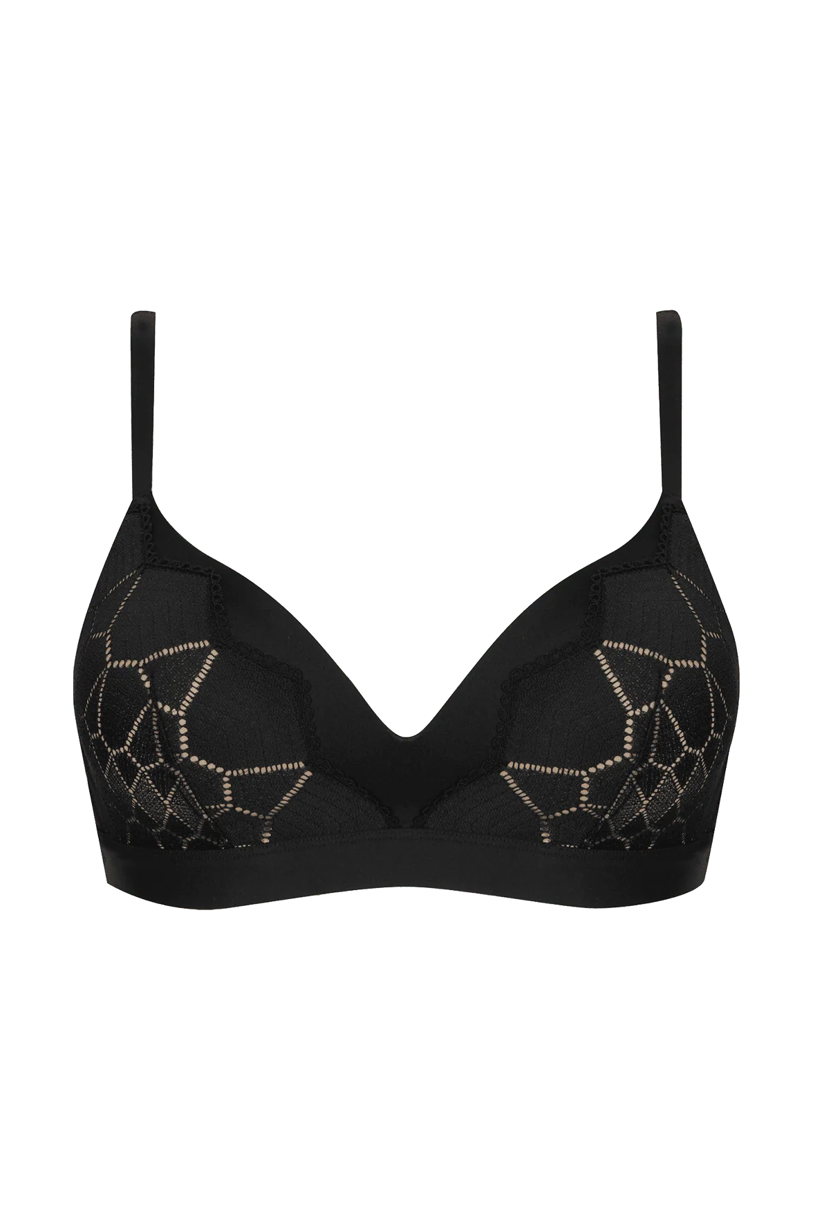 Soutien-gorge sans armatures coques souples Harmonie - Noir - Image 5