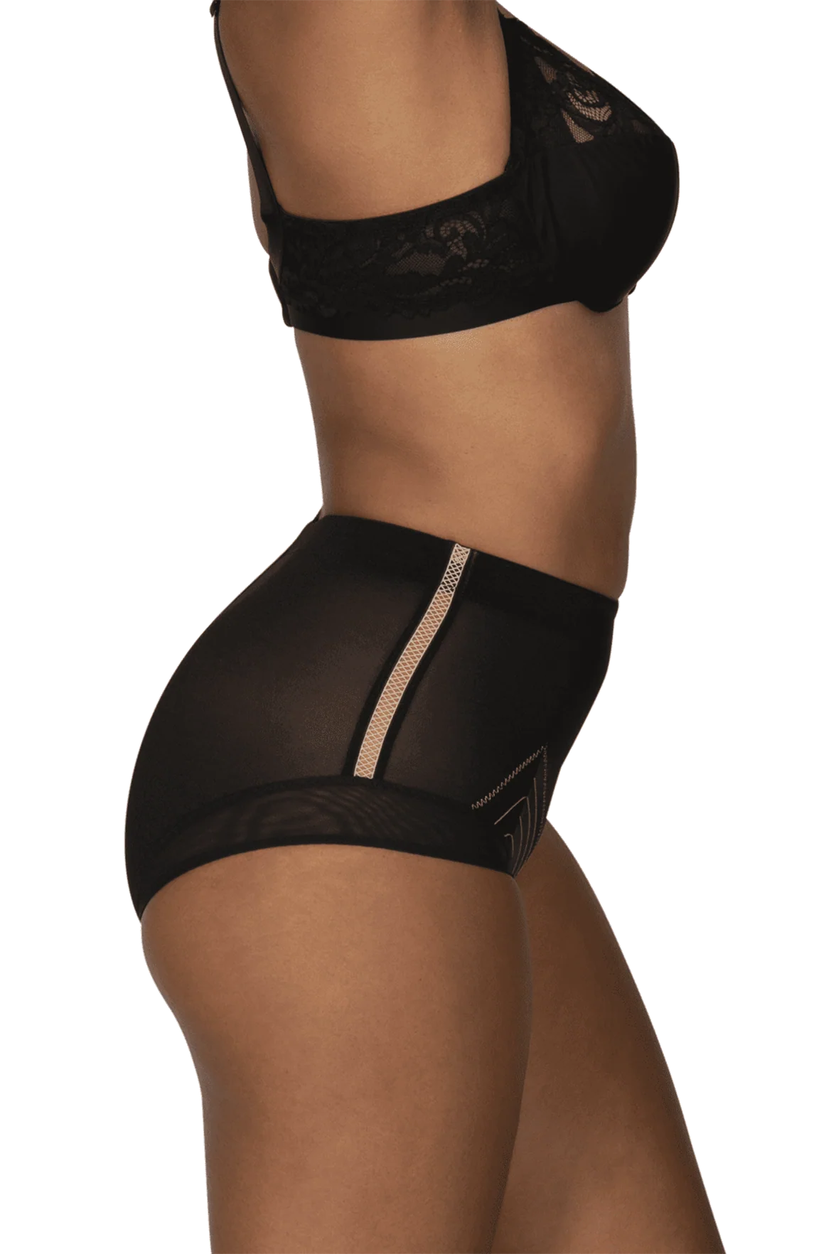 Culotte Haute Body Galbe Elégance - Noir dune - Image 4