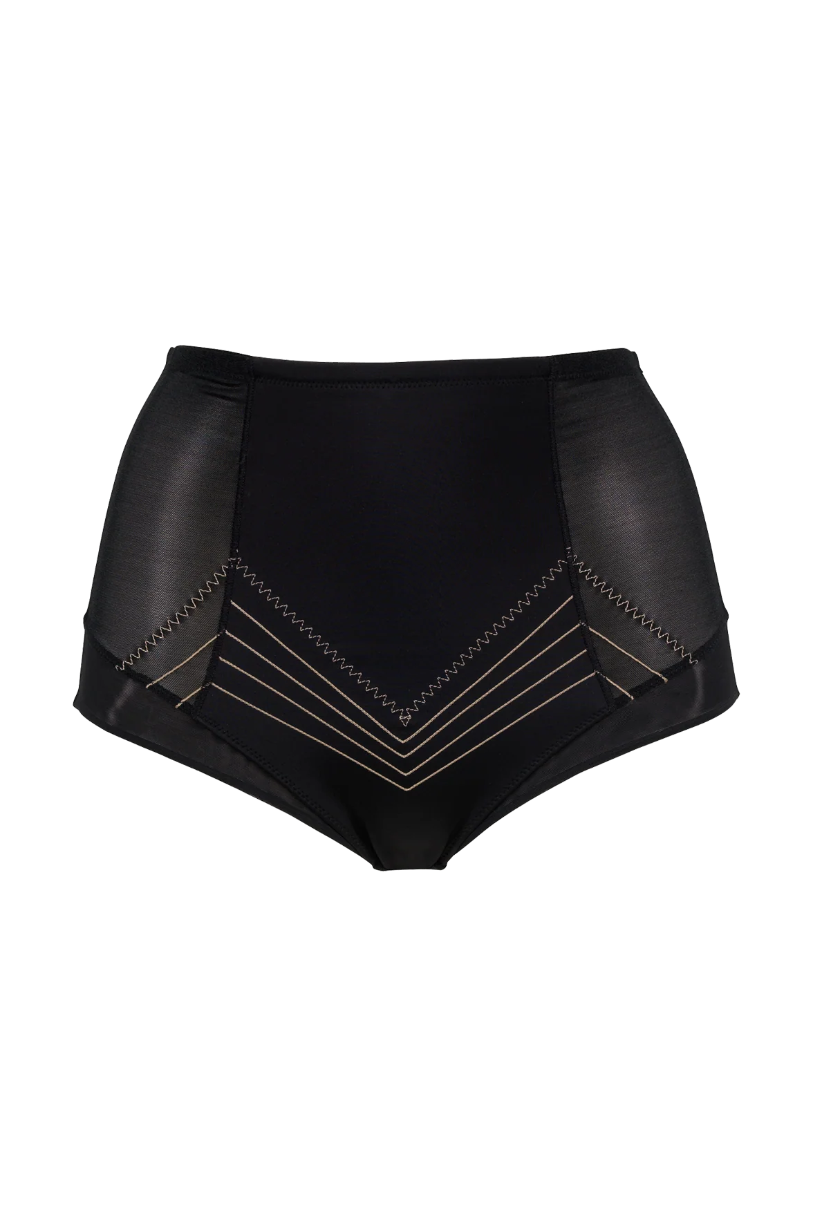 Culotte Haute Body Galbe Elégance - Noir dune - Image 5