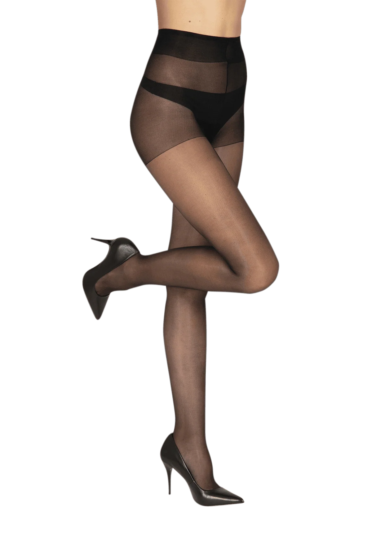 Collant Transparent 15D Elastivoile Indestructible Zéro Maille Filée - Noir