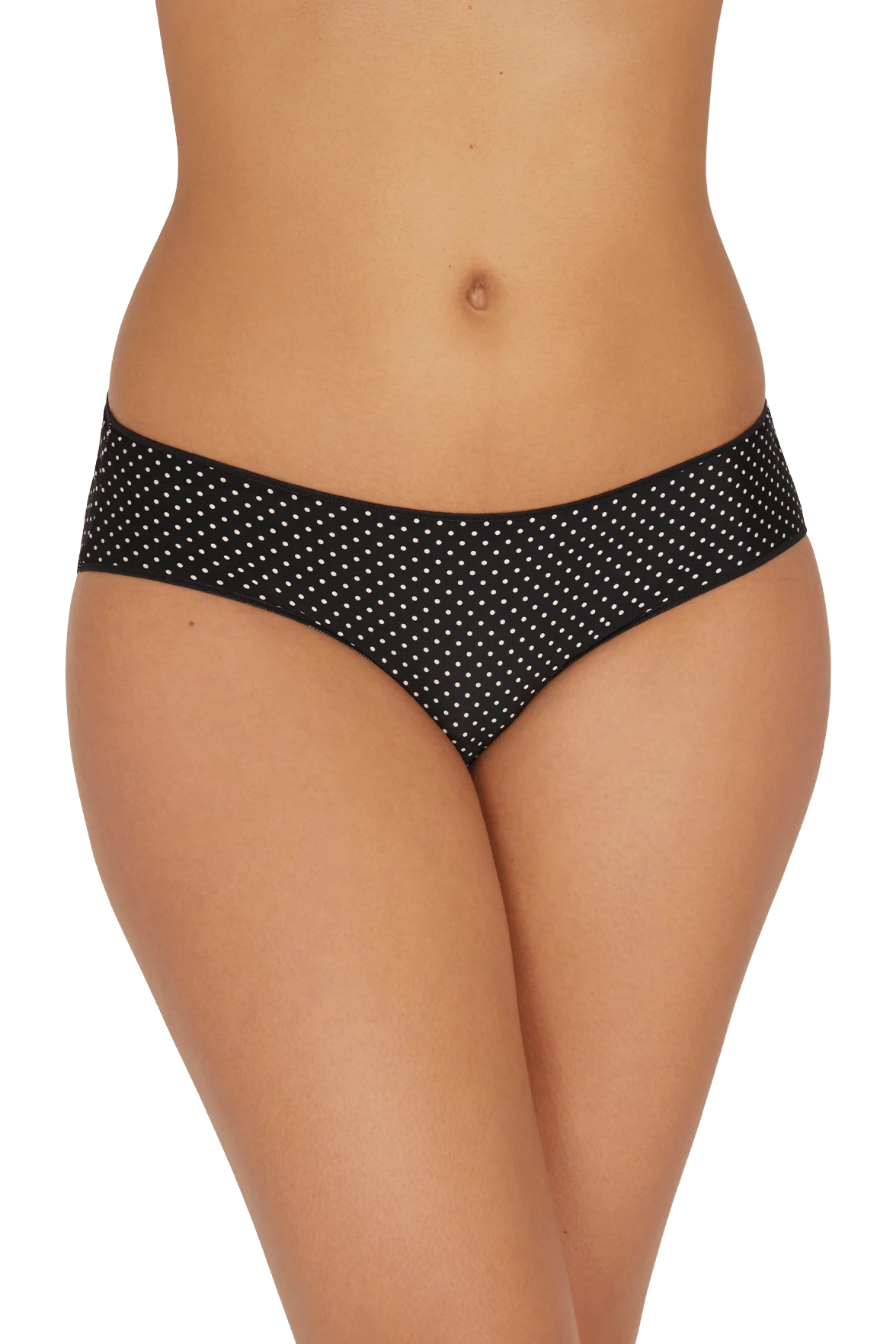 Lot de 3 Slips - Trio fantaisie micro - Pois / noir / poudre