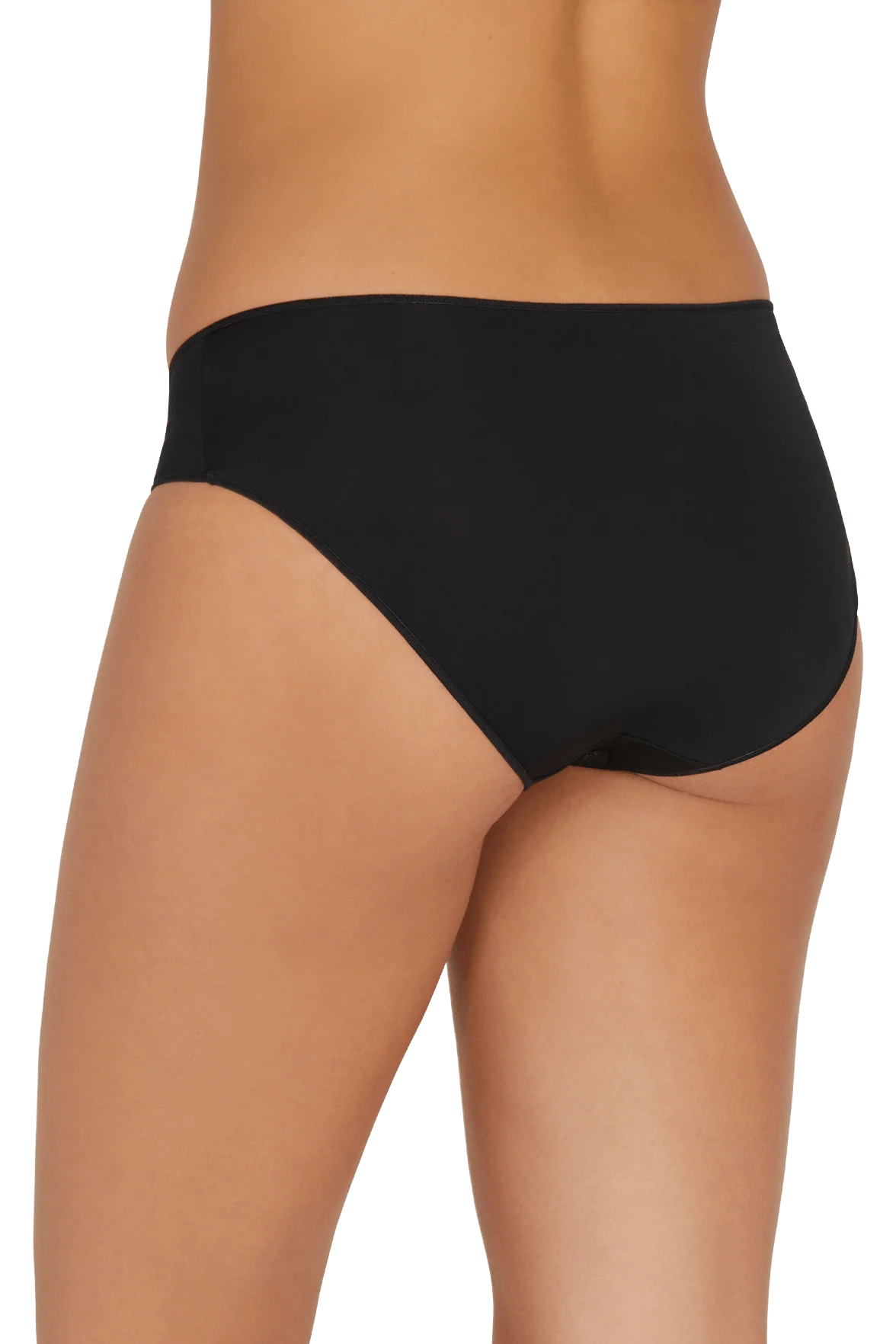 Lot de 3 Slips - Trio fantaisie micro - Pois / noir / poudre - Image 4
