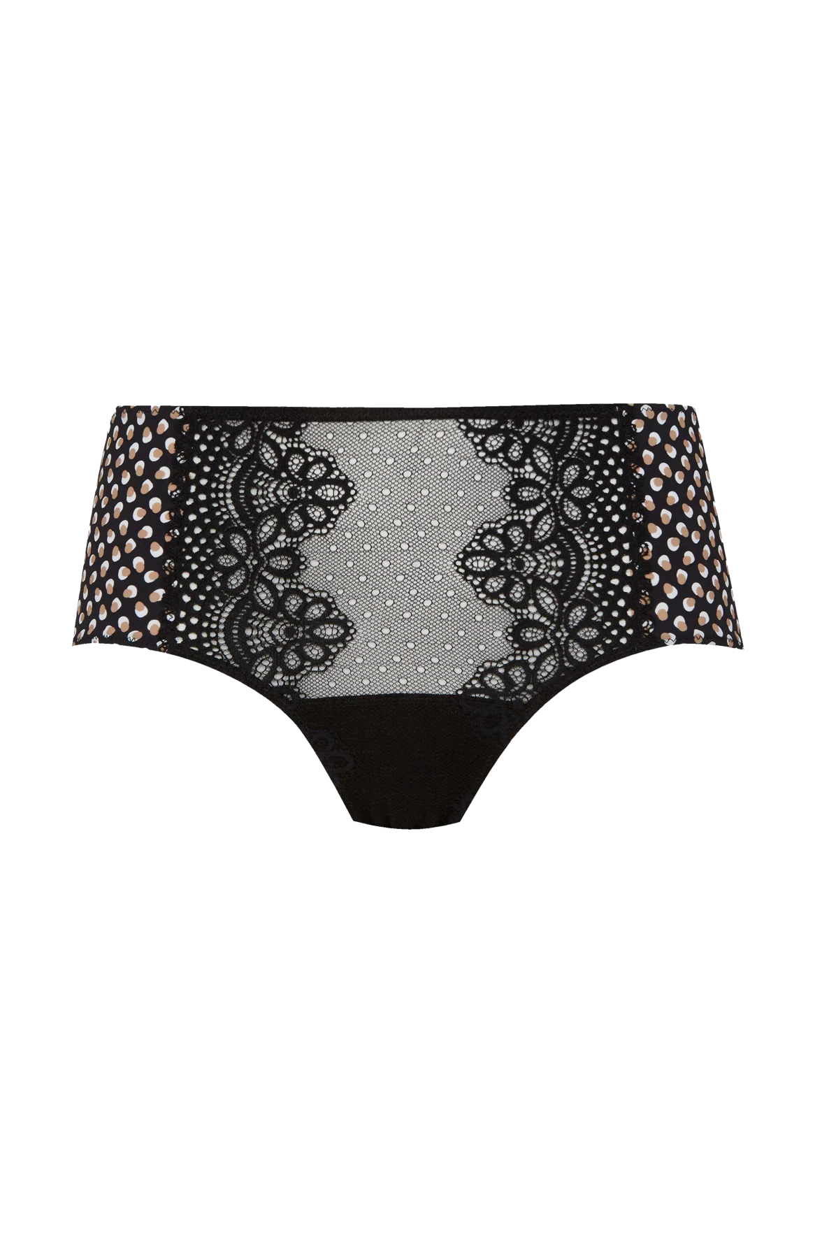 Shorty en dentelle et microfibre L'irrésistible - Bulles - Image 5