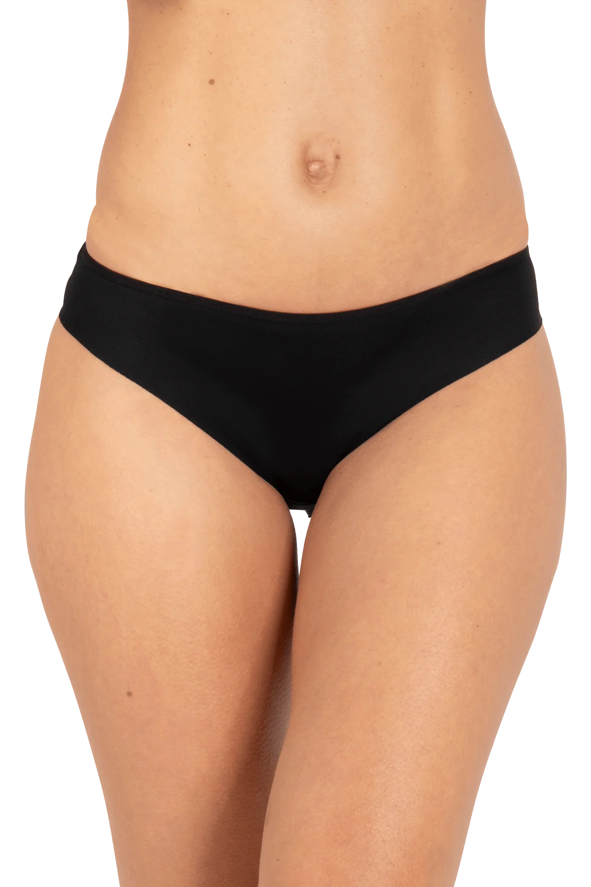 Slip Brésilien Modal Sensuel - Noir - Image 2