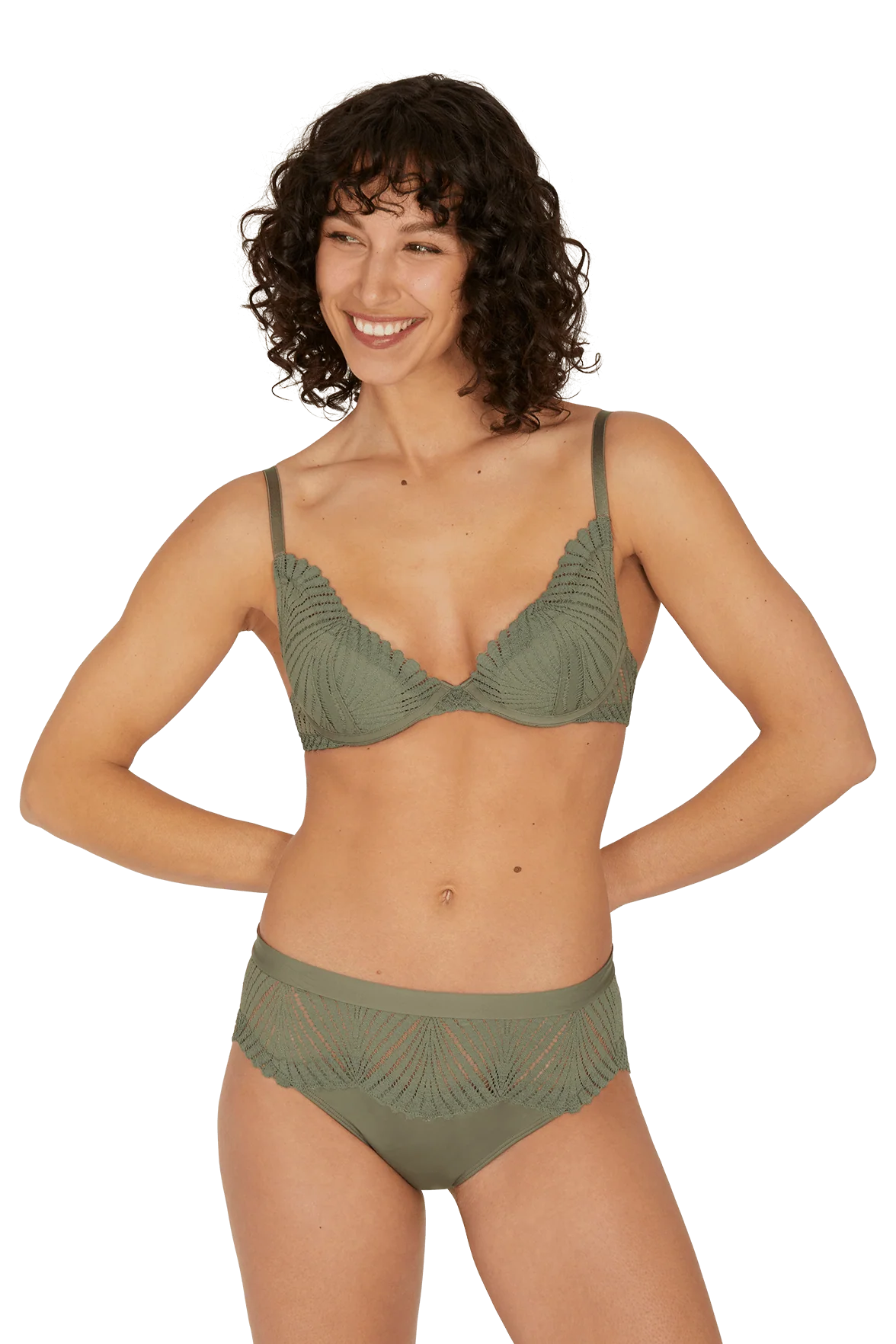Slip Brésilien Muse - Kaki - Image 4